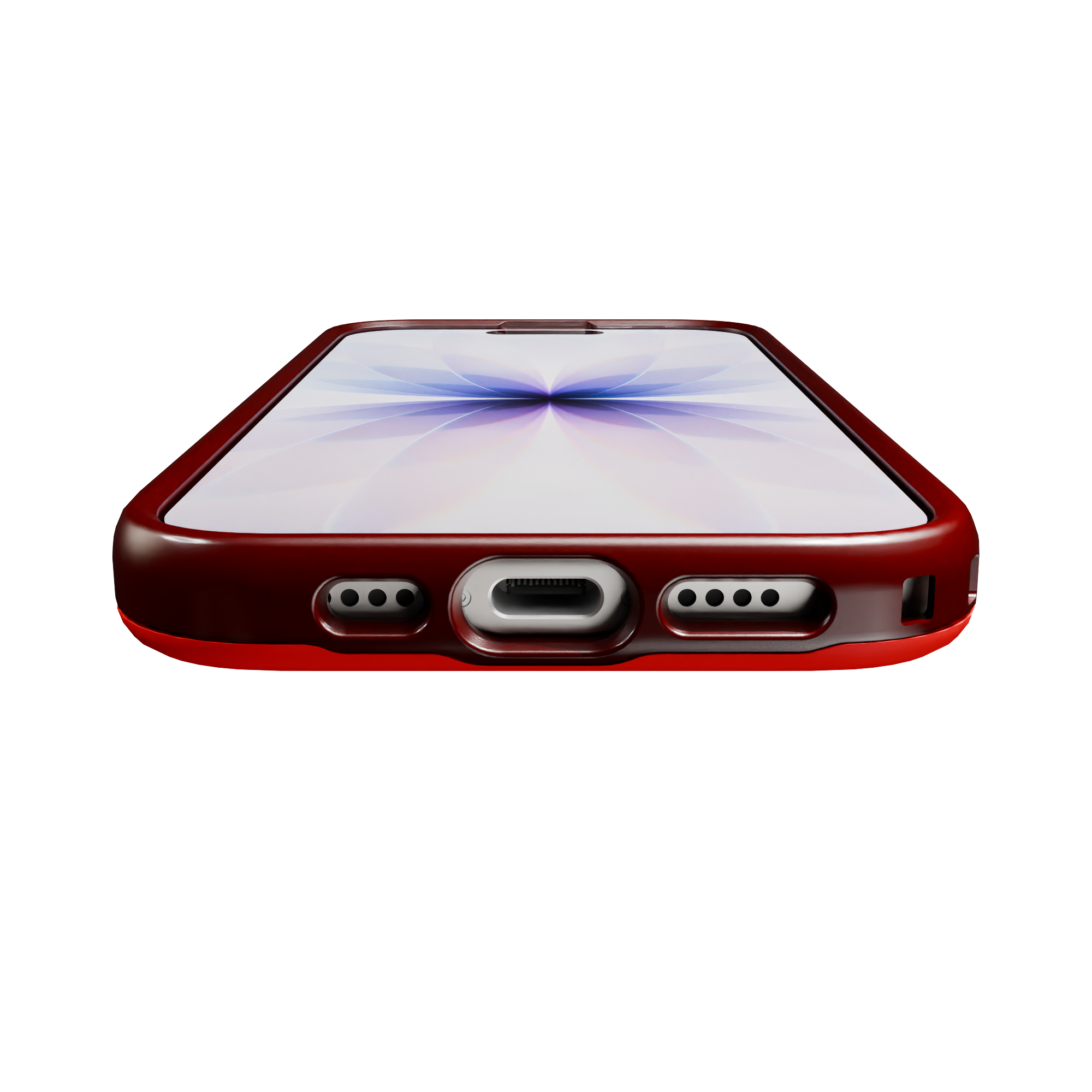 Shock-Absorbent MagSafe® Case for Apple iPhone 17 in Chili Pepper | Fortitude Series None / None / Chili Pepper
