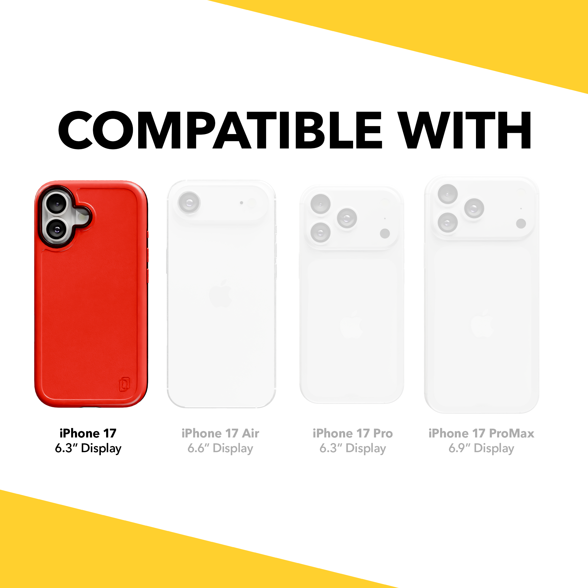 Shock-Absorbent MagSafe® Case for Apple iPhone 17 in Chili Pepper | Fortitude Series None / None / Chili Pepper
