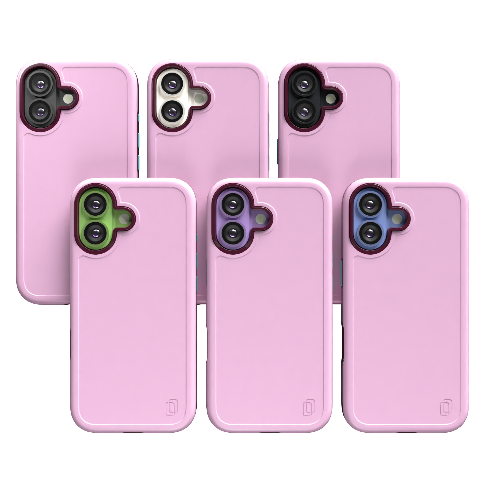 Shock-Absorbent MagSafe® Case for Apple iPhone 17 in Rose Quartz | Fortitude Series None / None / Rose Quartz