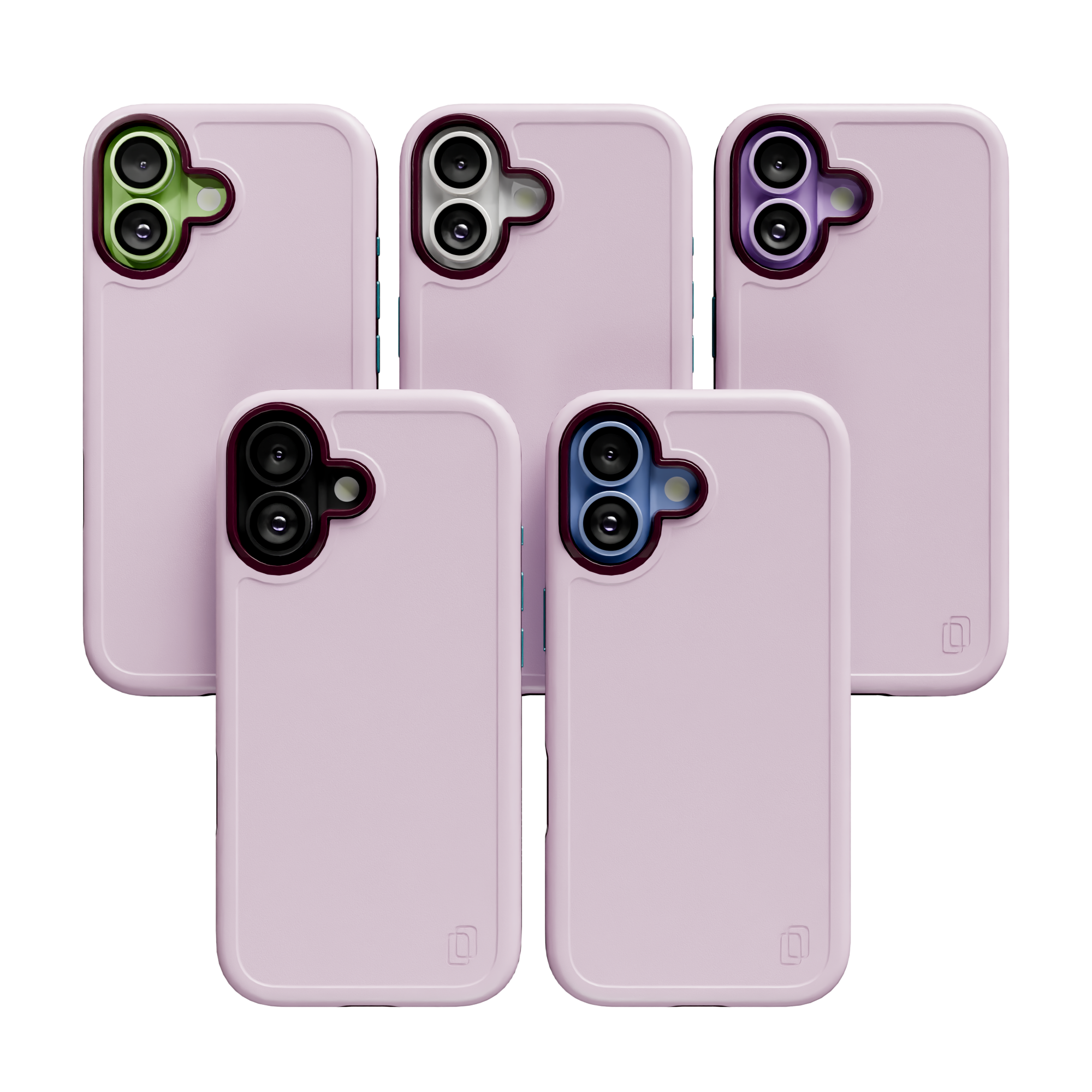 Shock-Absorbent MagSafe® Case for Apple iPhone 17 in Rose Quartz | Fortitude Series None / None / Rose Quartz
