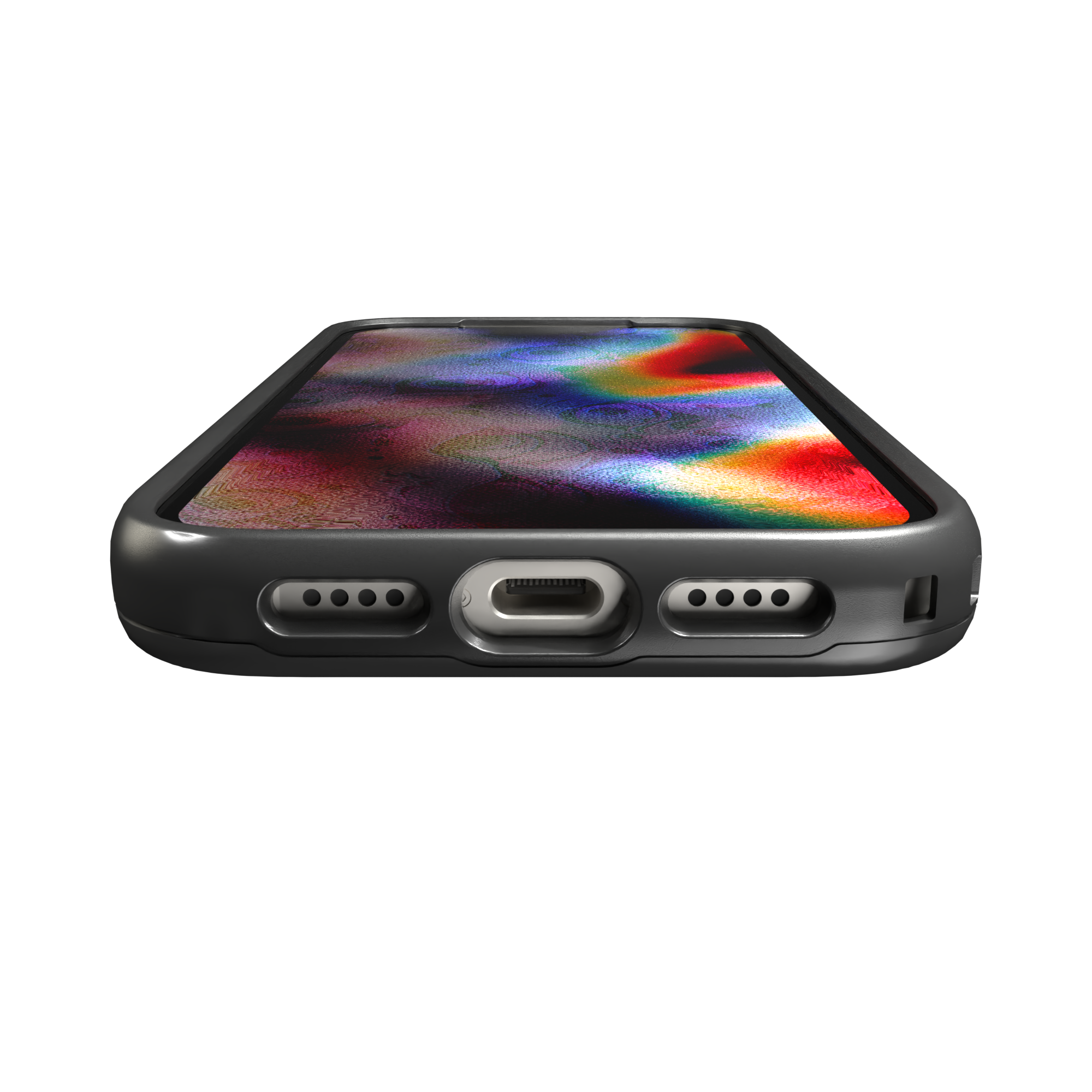Shock-Absorbent MagSafe® Case for Apple iPhone 17 Pro in Black | Fortitude Series None / None / Black