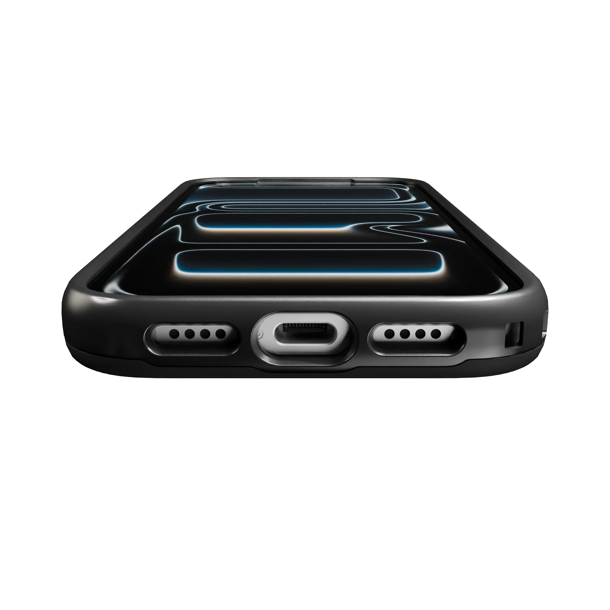Shock-Absorbent MagSafe® Case for Apple iPhone 17 Pro in Black | Fortitude Series None / None / Black