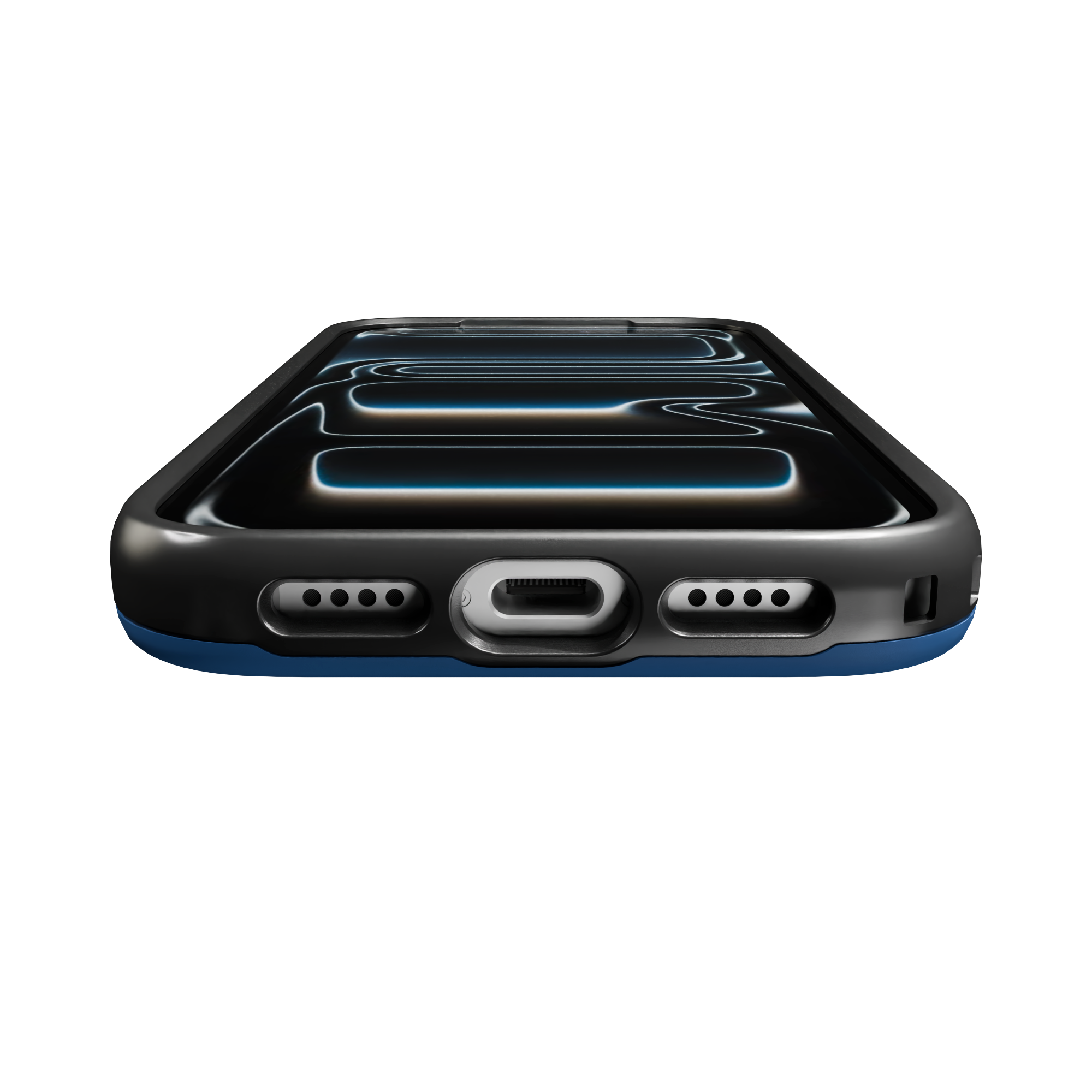 Shock-Absorbent MagSafe® Case for Apple iPhone 17 Pro in Bermuda Blue | Fortitude Series None / None / Bermuda Blue