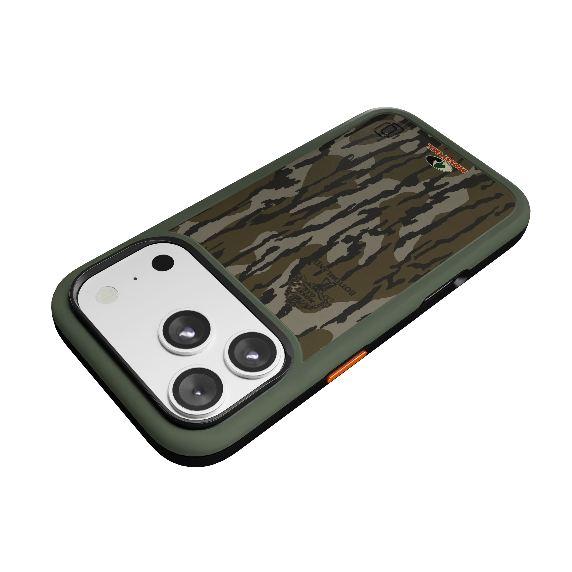 Shock-Absorbent MagSafe® Case for Apple iPhone 17 Pro in Mossy Oak Bottomland Camo | Fortitude Series None / None / Bottomland