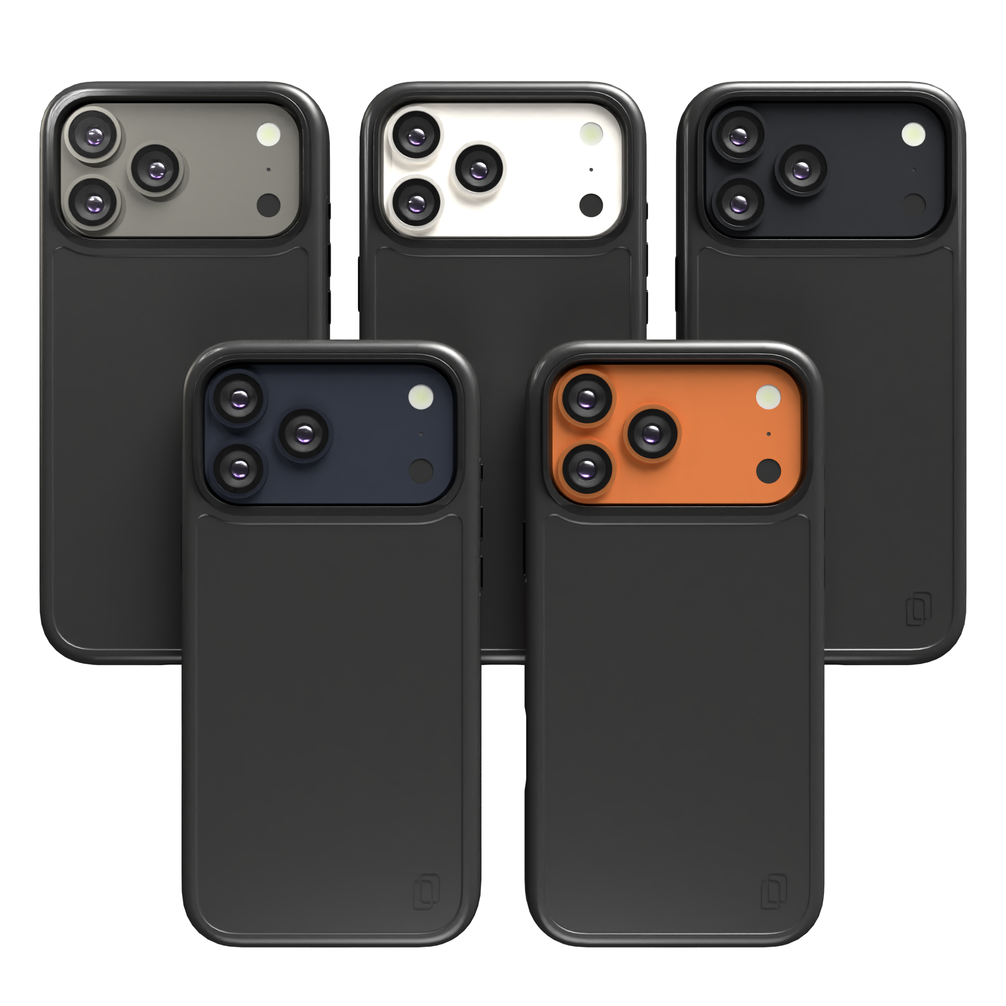 Shock-Absorbent MagSafe® Case for Apple iPhone 17 Pro Max in Black | Fortitude Series None / None / Black