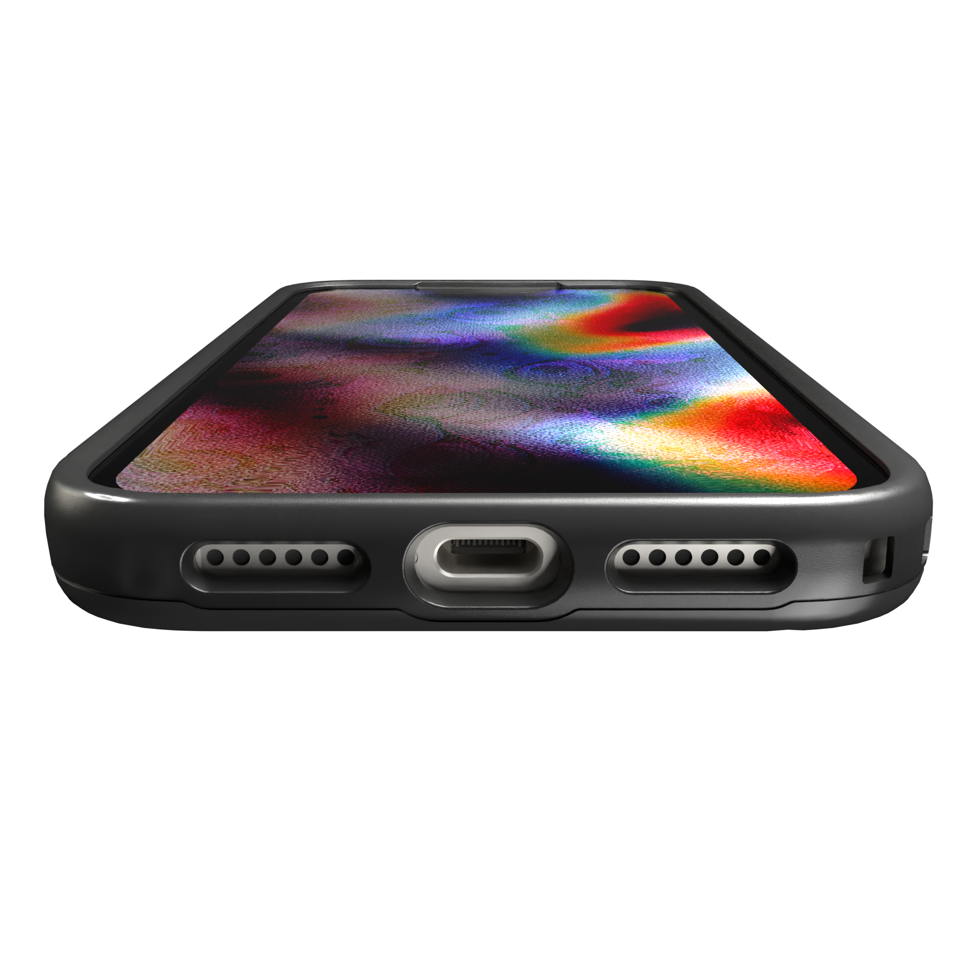 Shock-Absorbent MagSafe® Case for Apple iPhone 17 Pro Max in Black | Fortitude Series None / None / Black