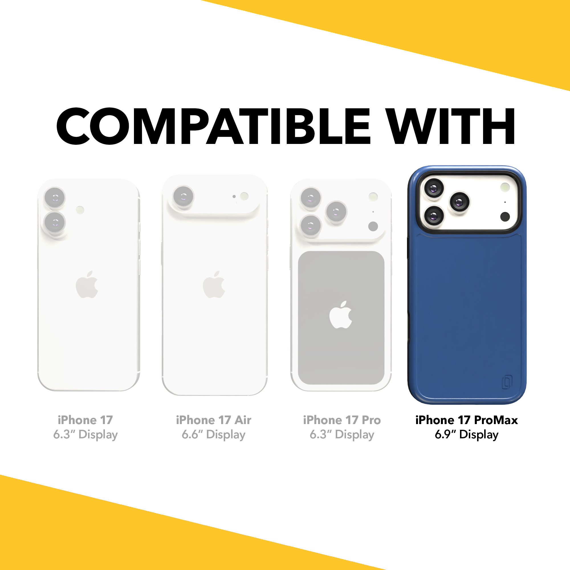 Shock-Absorbent MagSafe® Case for Apple iPhone 17 Pro Max in Bermuda Blue | Fortitude Series None / None / Bermuda Blue
