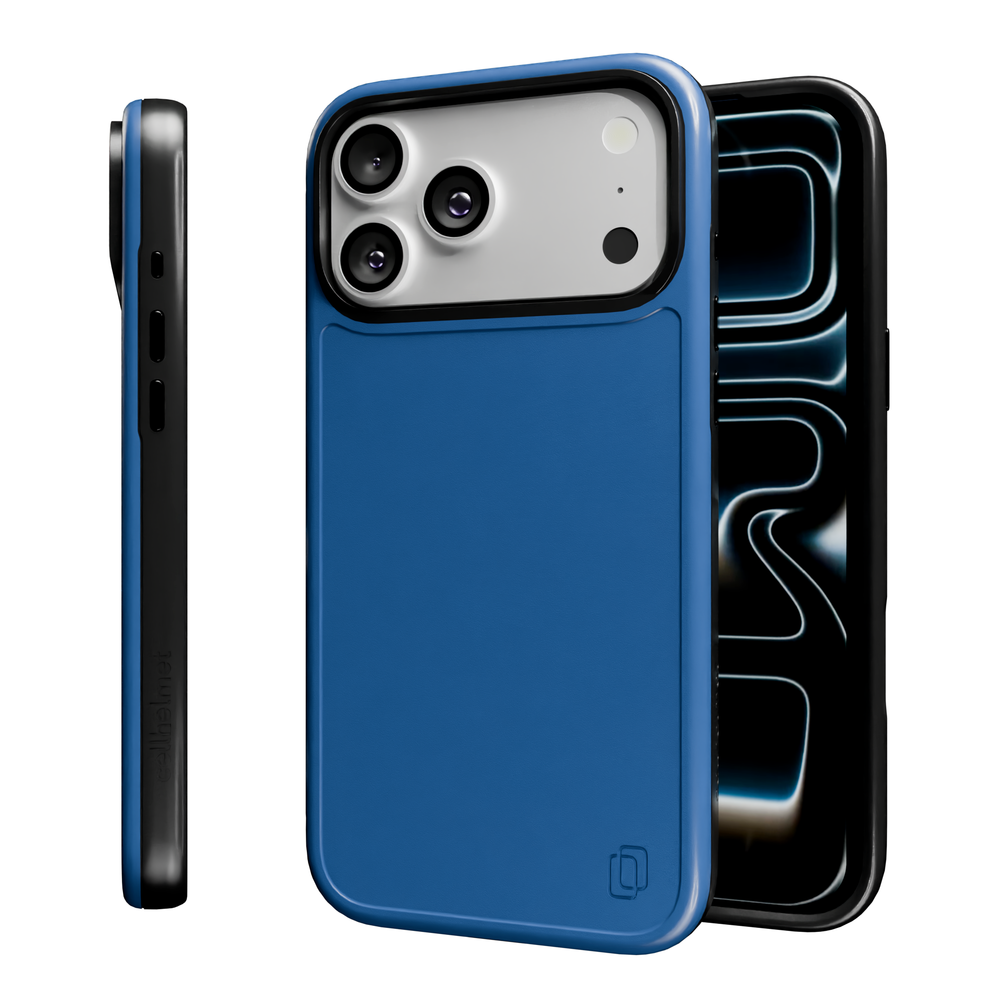 iPhone 17 Pro Max Shockproof Case, Bermuda Blue