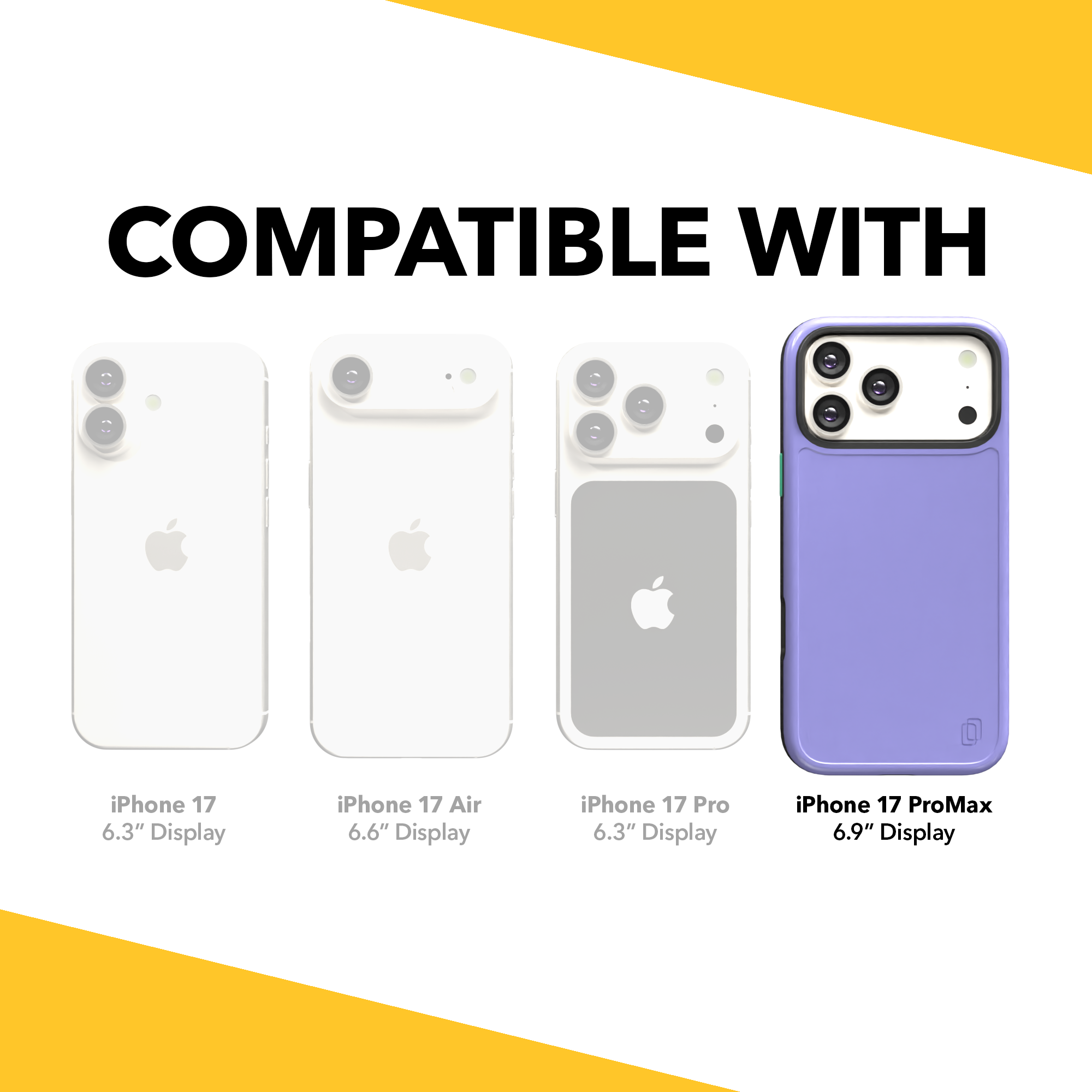Shock-Absorbent MagSafe® Case for Apple iPhone 17 Pro Max in Coastal Lilac | Fortitude Series None / None / Coastal Lilac