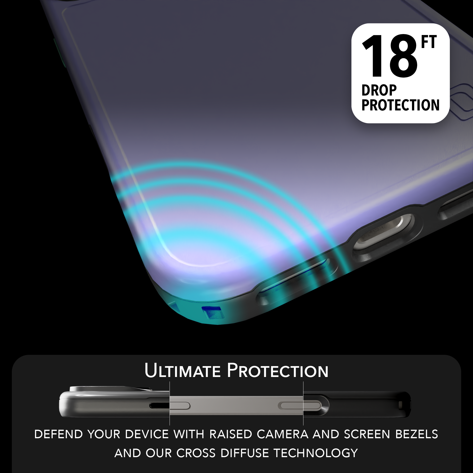 Shock-Absorbent MagSafe® Case for Apple iPhone 17 Pro Max in Coastal Lilac | Fortitude Series None / None / Coastal Lilac