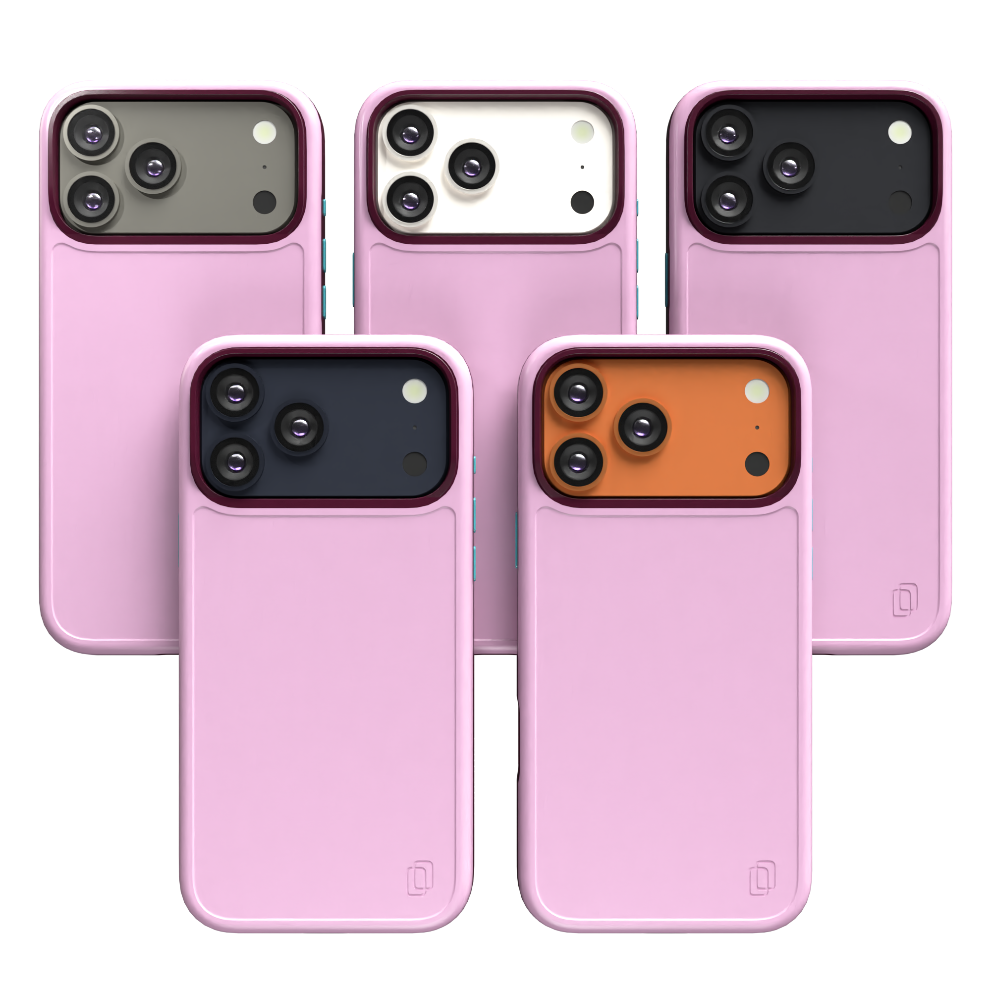Shock-Absorbent MagSafe® Case for Apple iPhone 17 Pro Max in Rose Quartz | Fortitude Series None / None / Rose Quartz