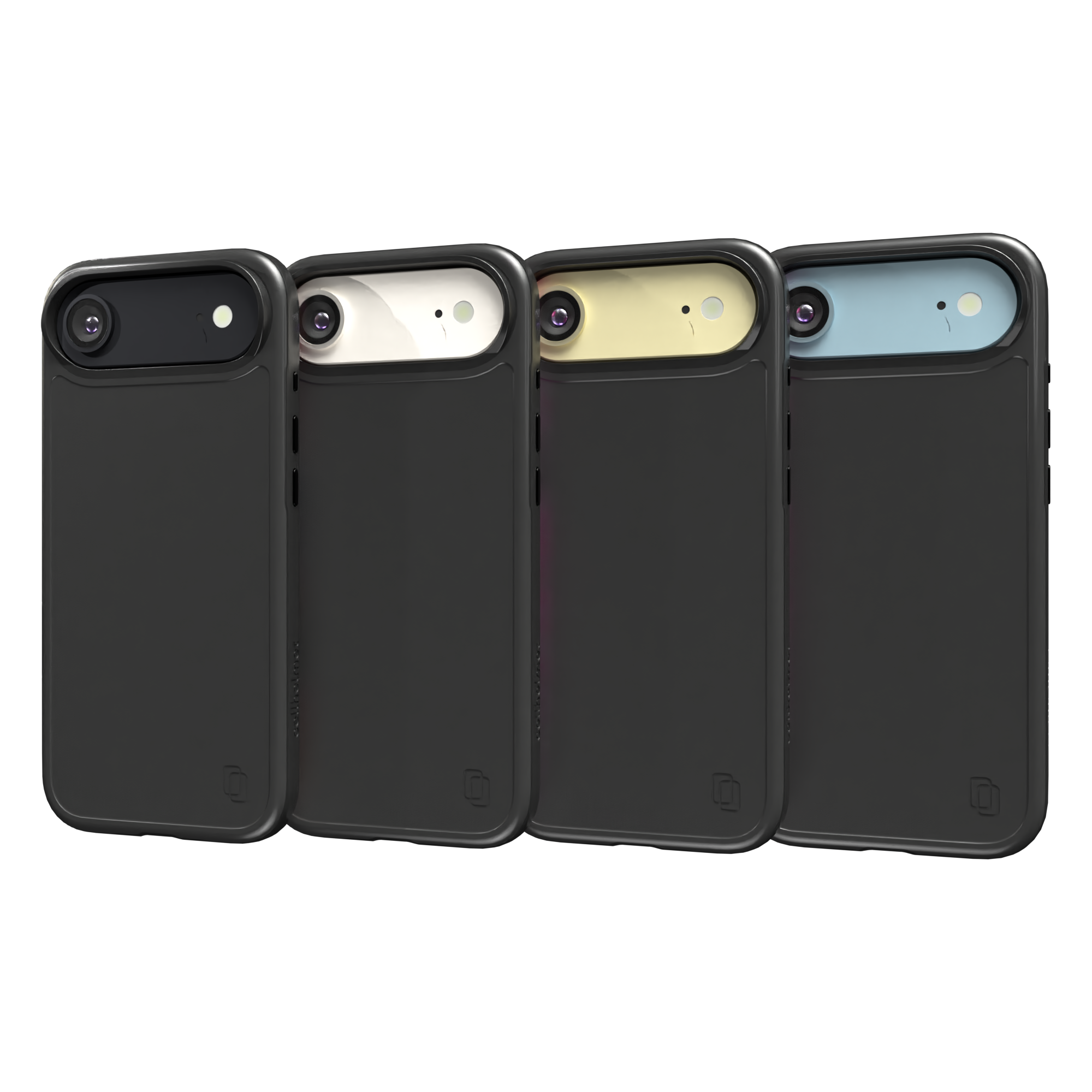 Shock-Absorbent MagSafe® Case for Apple iPhone 17 Air in Black | Fortitude Series None / None / Black