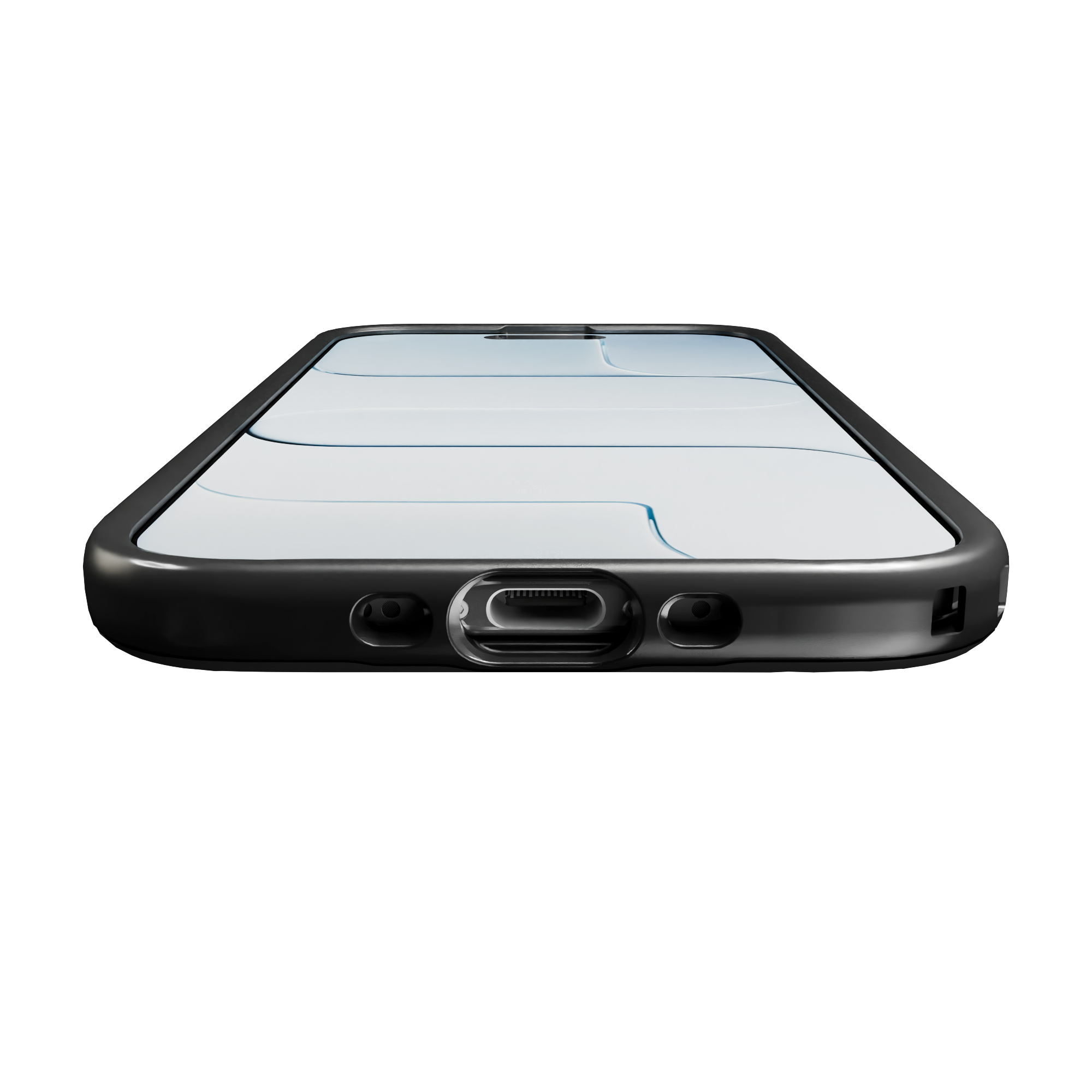 Shock-Absorbent MagSafe® Case for Apple iPhone Air in Black | Fortitude Series None / None / Black