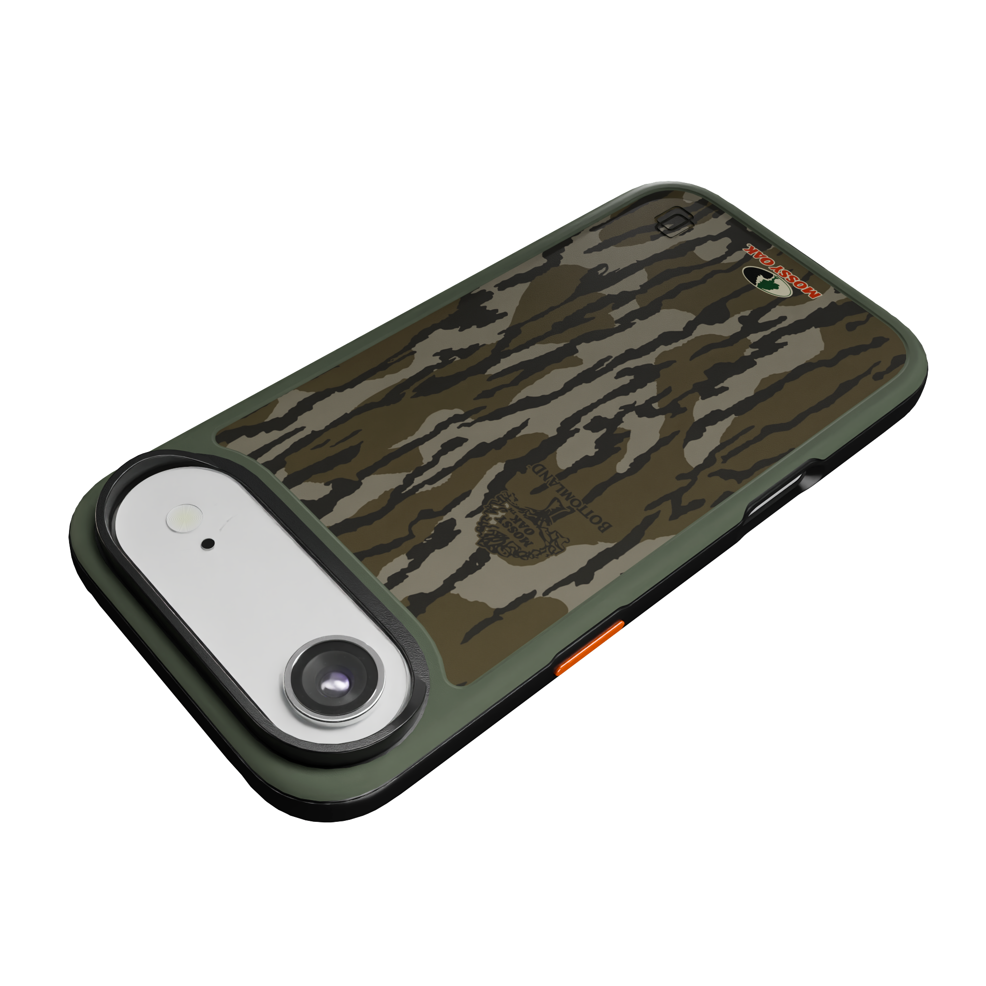 Shock-Absorbent MagSafe® Case for Apple iPhone Air in Mossy Oak Bottomland Camo | Fortitude Series None / None / Bottomland