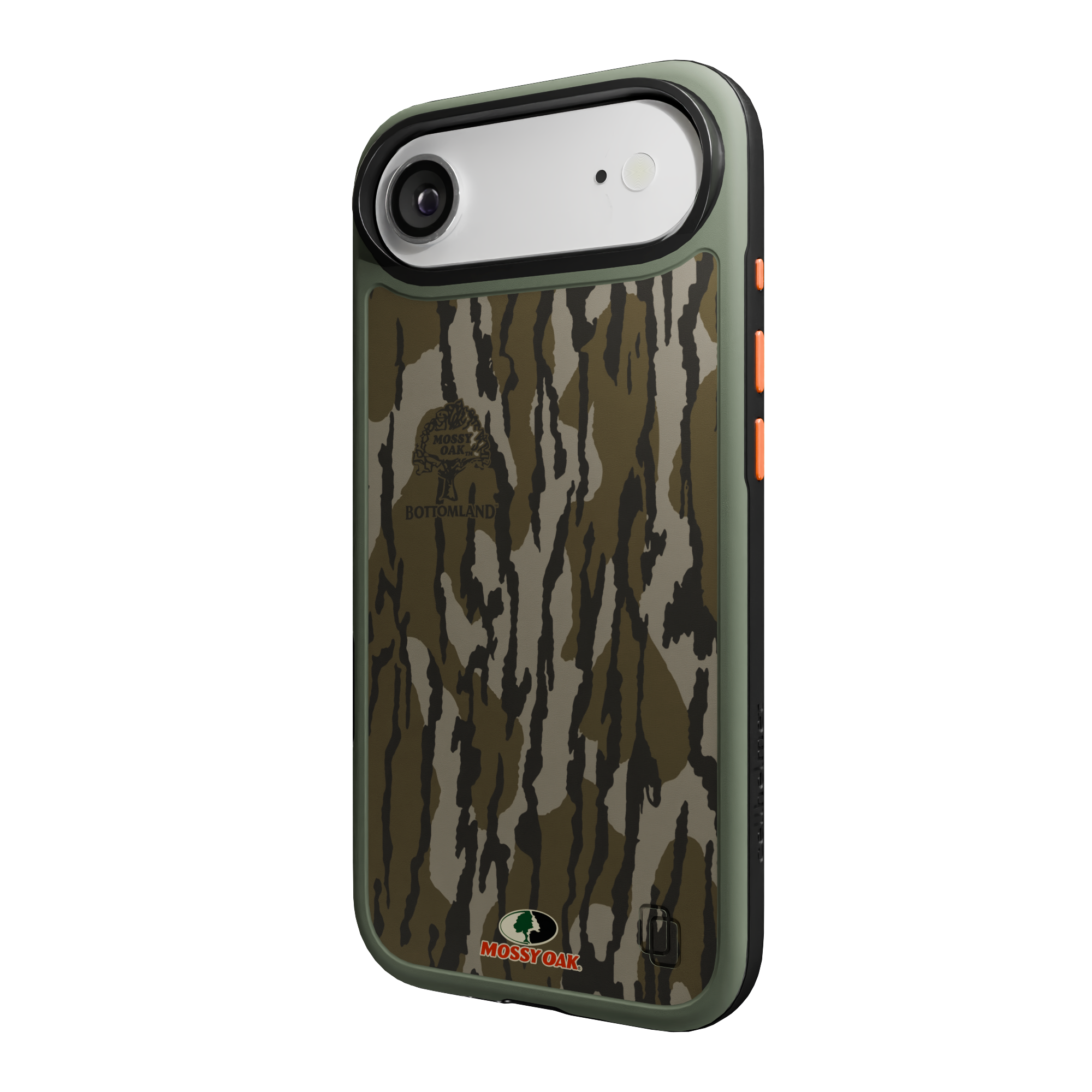 Shock-Absorbent MagSafe® Case for Apple iPhone Air in Mossy Oak Bottomland Camo | Fortitude Series None / None / Bottomland