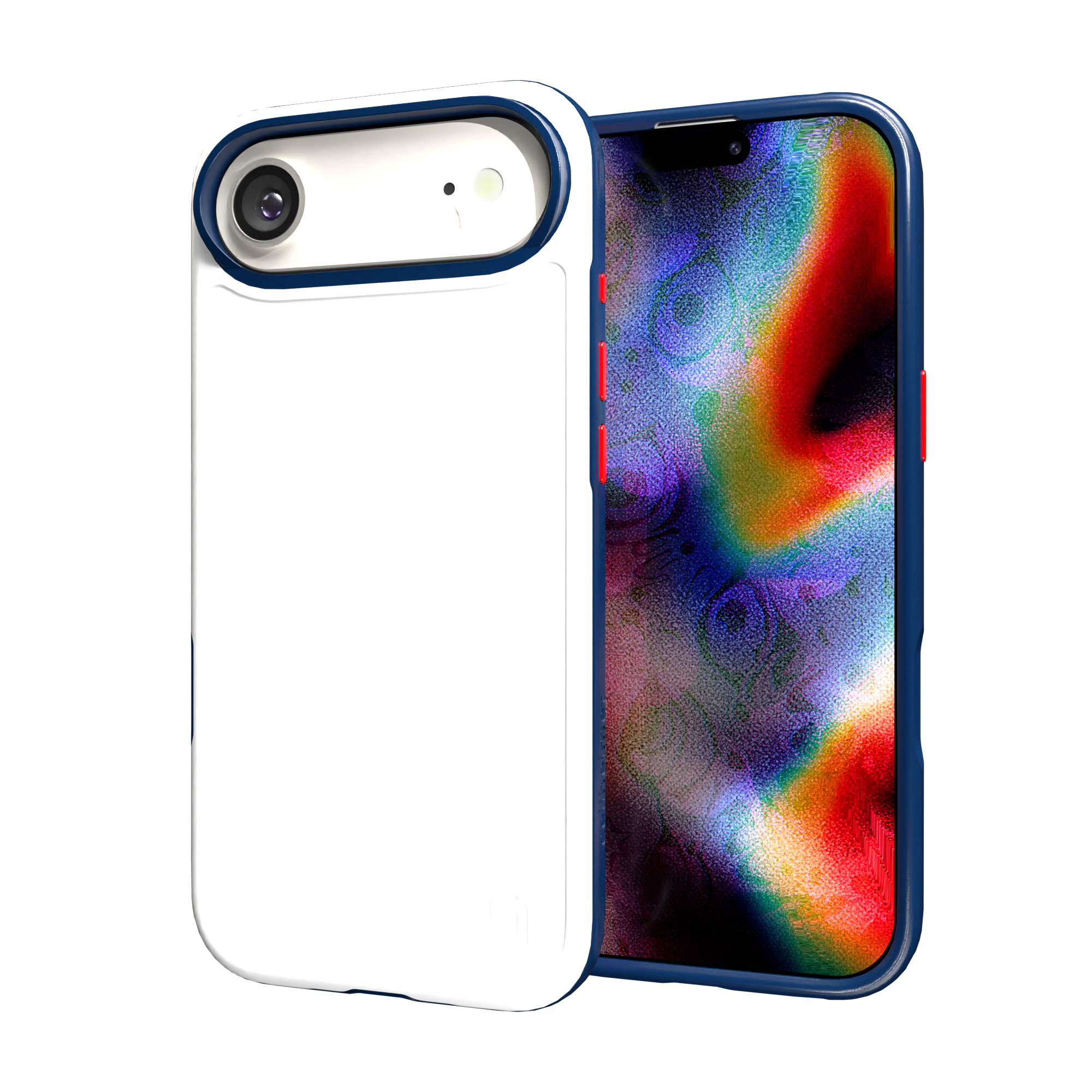 Shock-Absorbent MagSafe® Case for Apple iPhone 17 Air in Red, White & Blue | Fortitude Series None / None / Americana