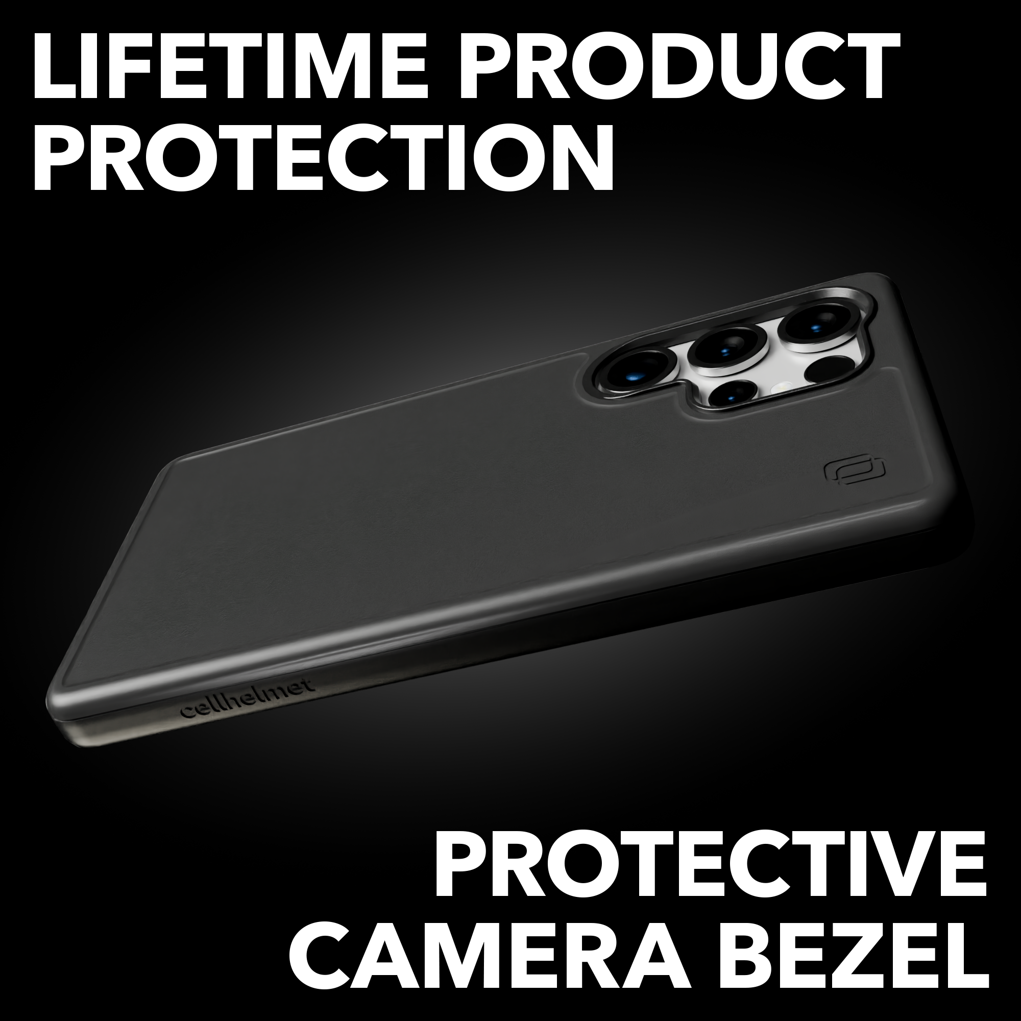 Shock-Absorbent Case for Samsung Galaxy S25 Fan Editon | Onyx Black | Fortitude Series Onyx Black