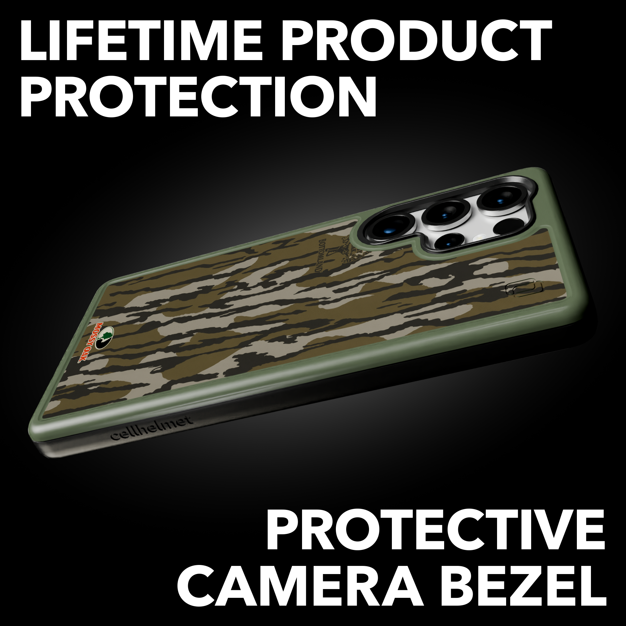 Shock-Absorbent Case for Samsung Galaxy S25 Fan Editon | Mossy Oak Bottomland | Fortitude Series Bottomland
