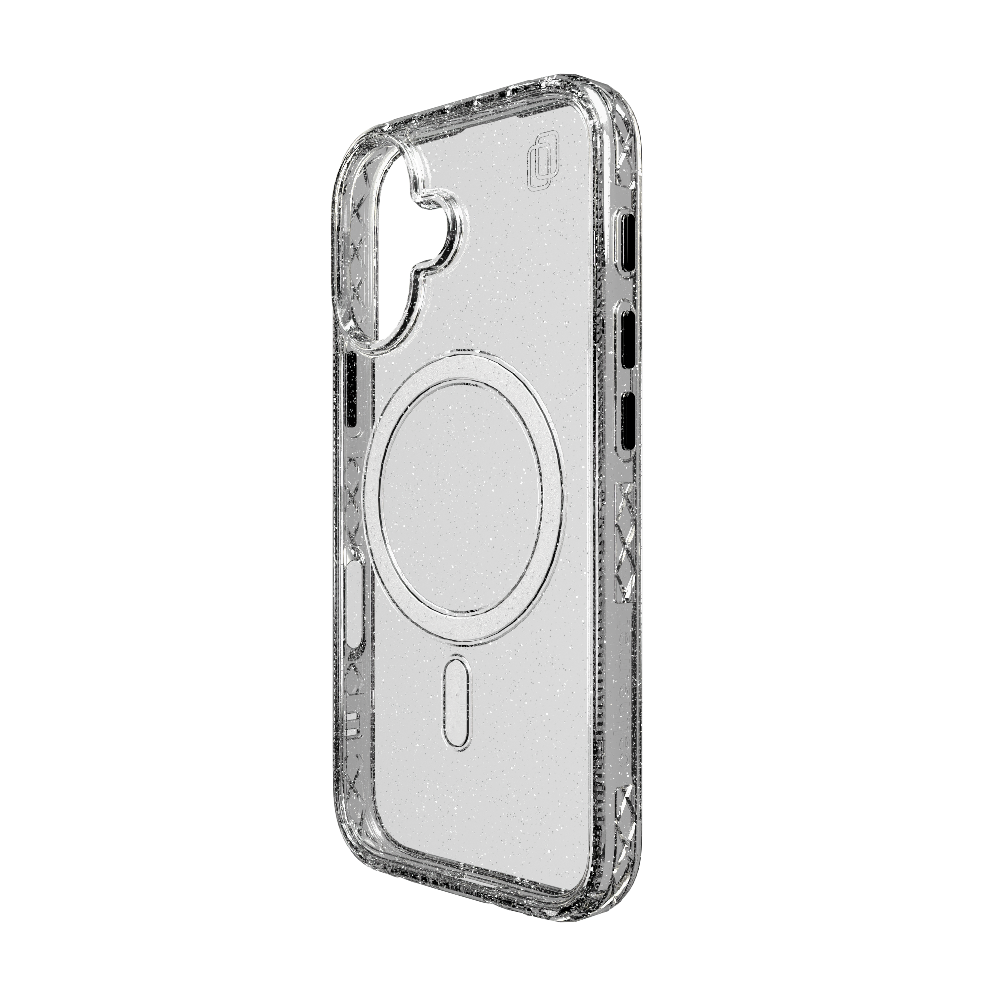 MagSafe® Case for Apple iPhone 16 | Crystal Clear Sparkle | Magnitude Series Crystal Clear Sparkle