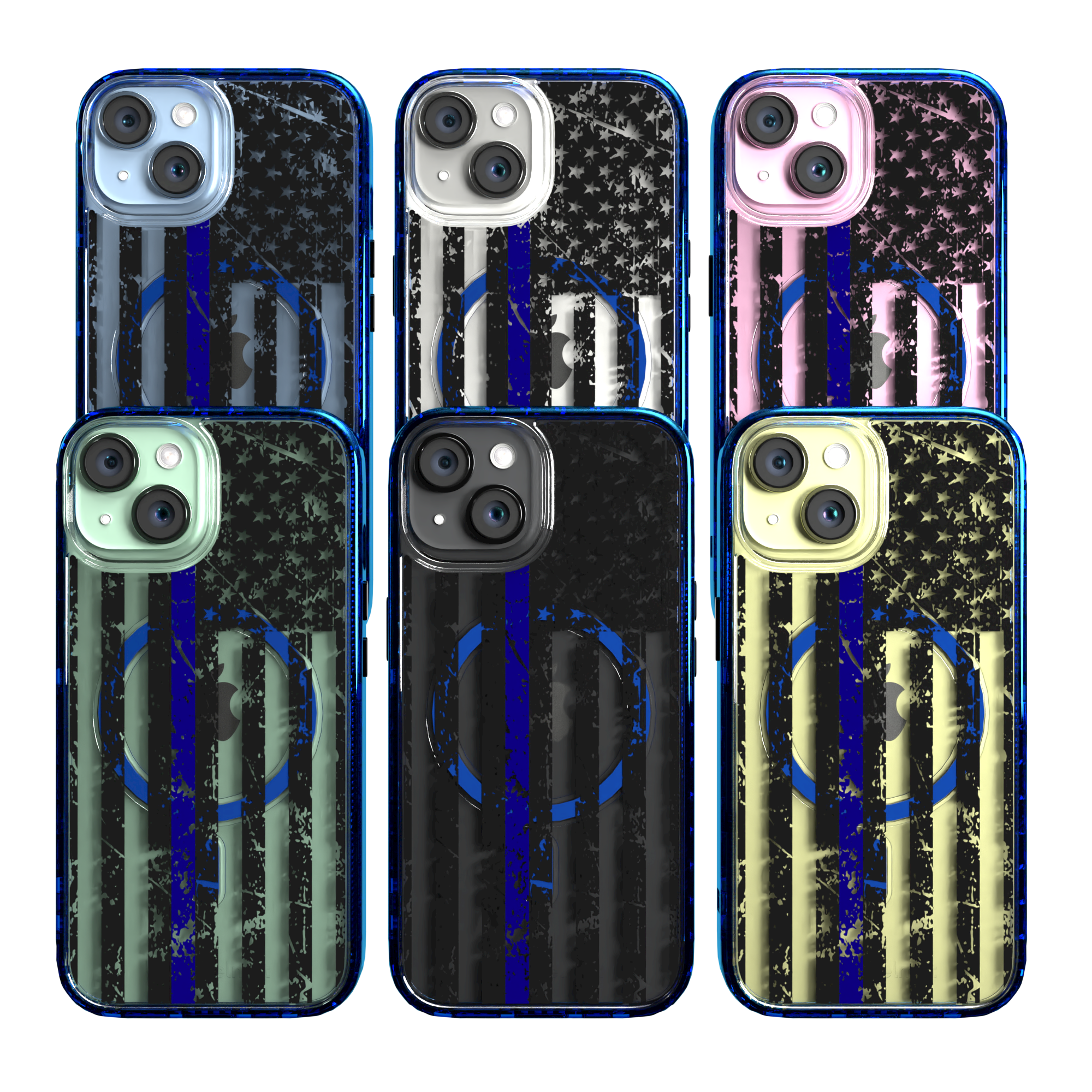 iPhone 15 Series | MagSafe ® | We the People Collection - USA American Blue Flag