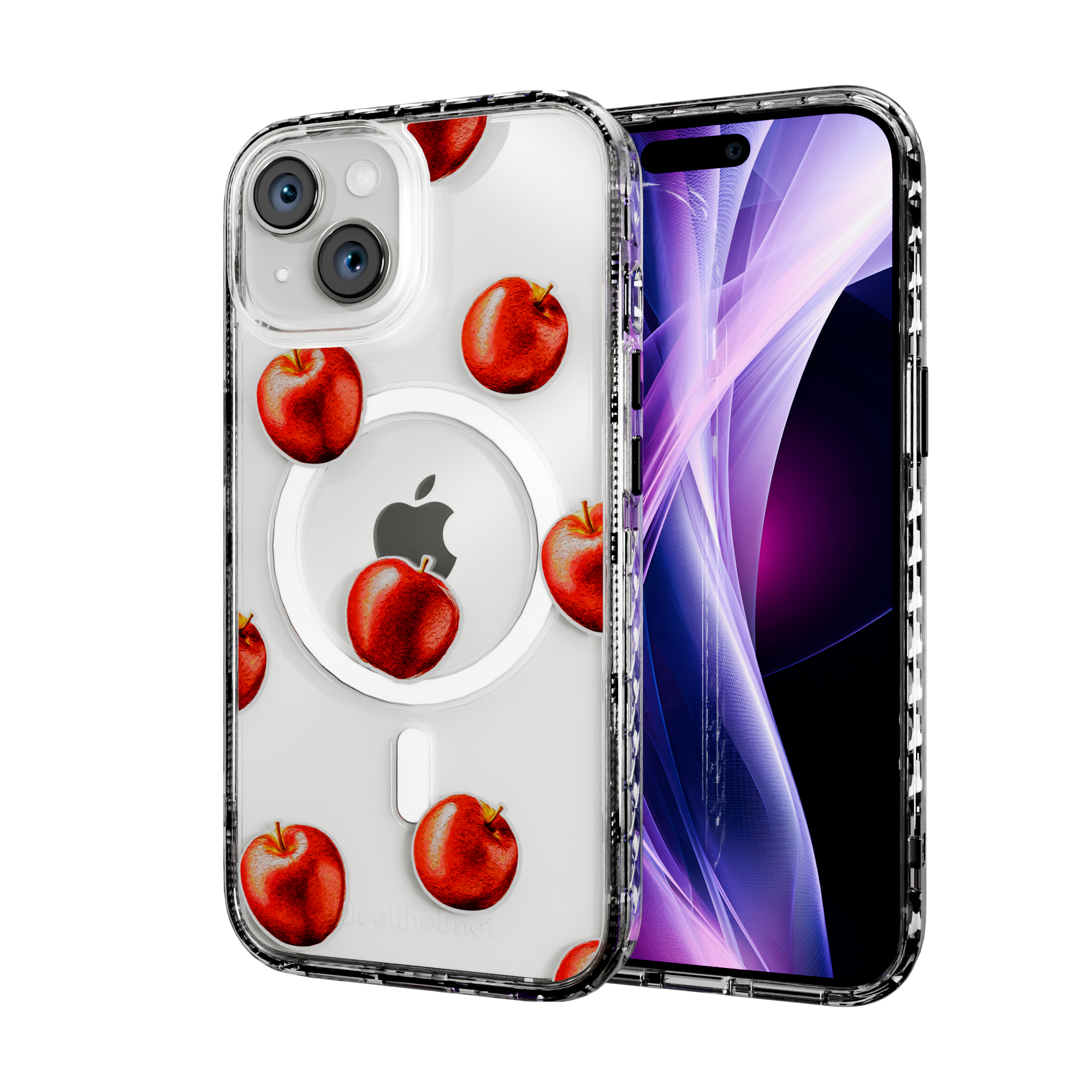 Crisp Apple | Protective MagSafe Case | Fruits Collection for Apple iPhone 15 Series Apple iPhone 15 / Crystal Clear