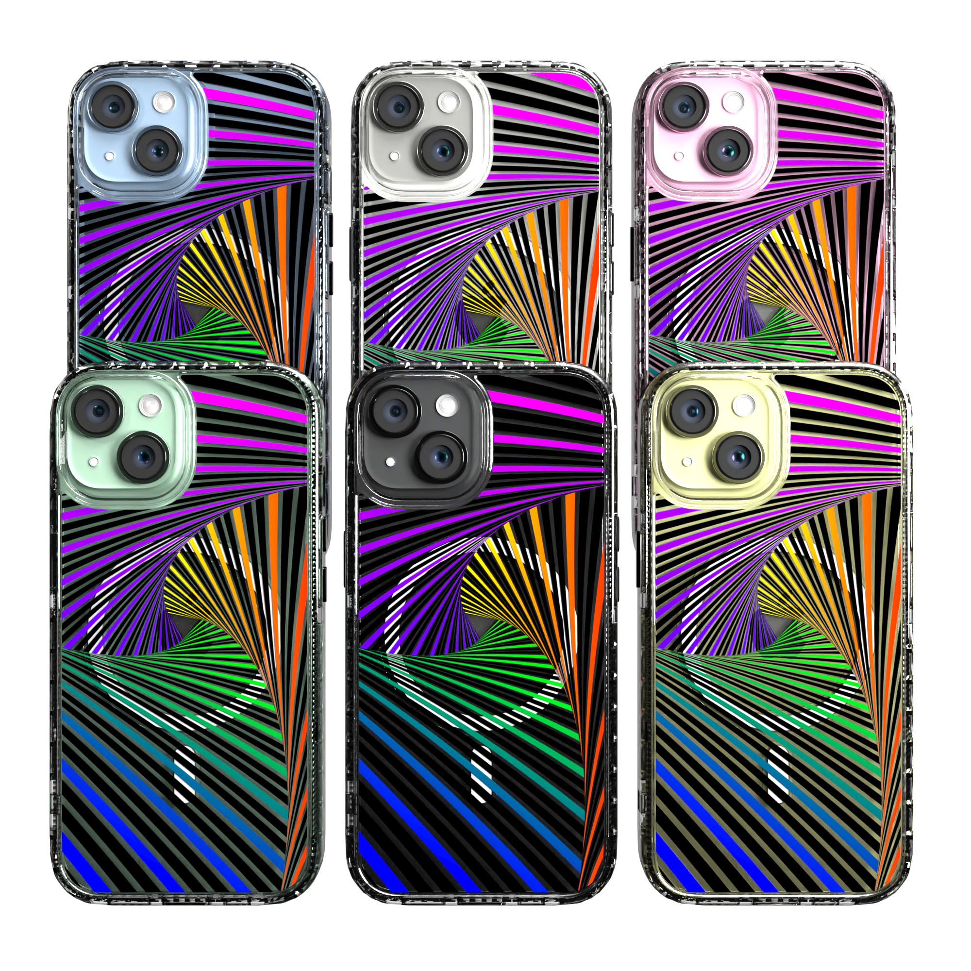 iPhone 15 Series | MagSafe ® | Monochromatic Collection - Prisma Case Apple iPhone 15 / Crystal Clear