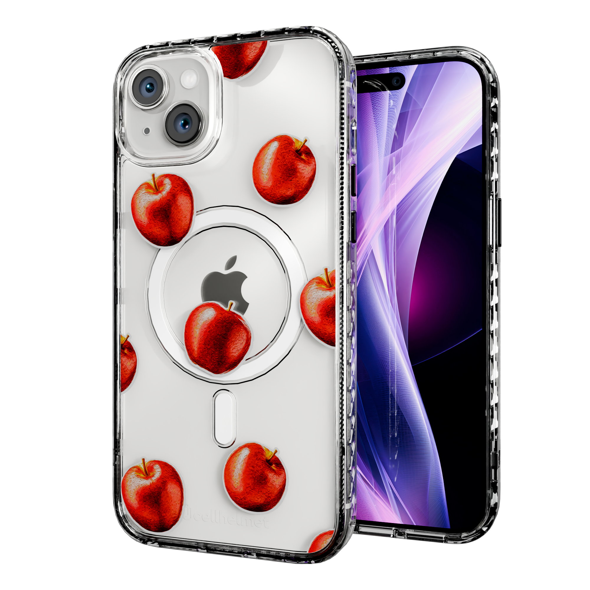 Crisp Apple | Protective MagSafe Case | Fruits Collection for Apple iPhone 15 Series Apple iPhone 15 Plus / Crystal Clear