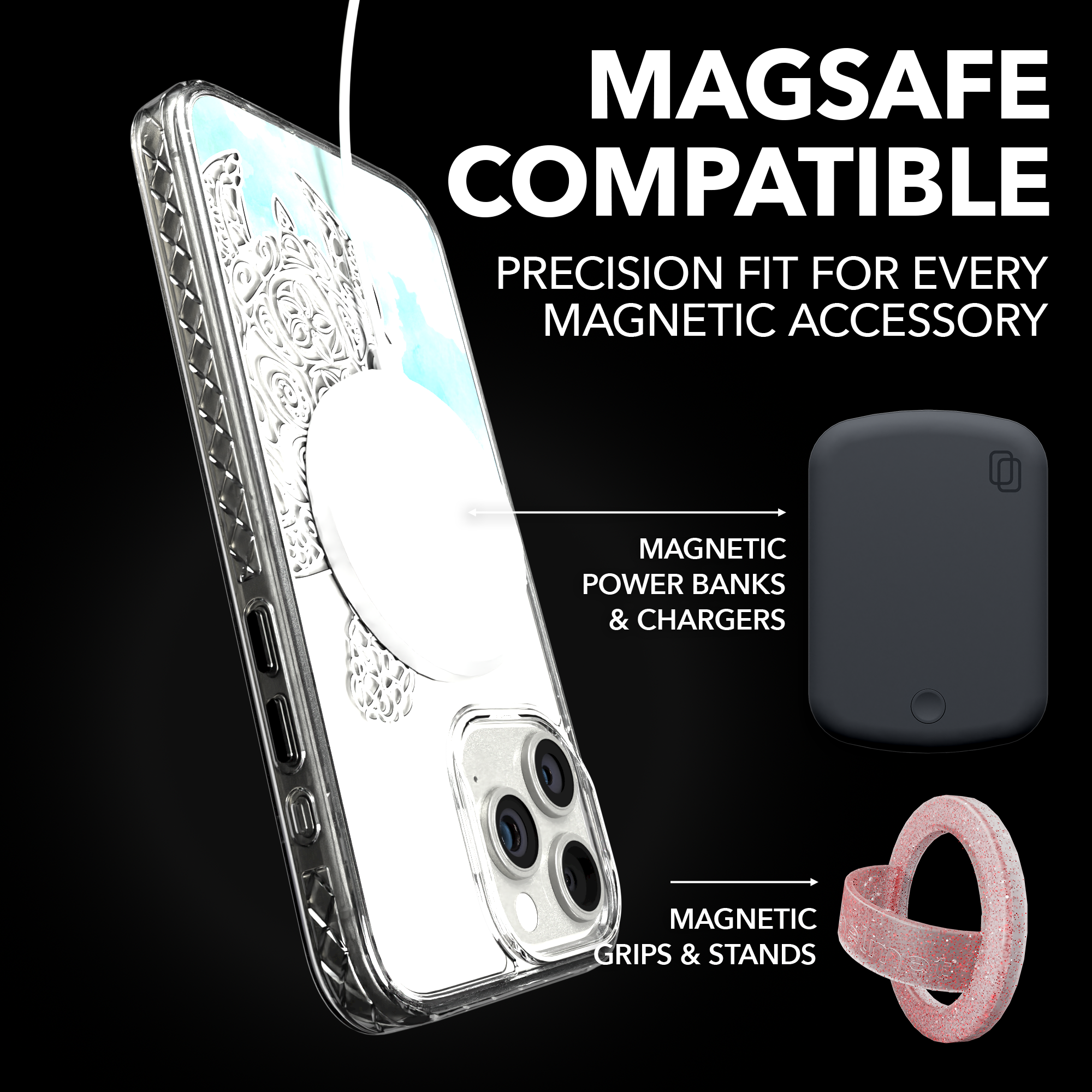 iPhone 15 Series | MagSafe ® | Coastal Collection - Turtle Case Apple iPhone 15 Pro Max / Crystal Clear