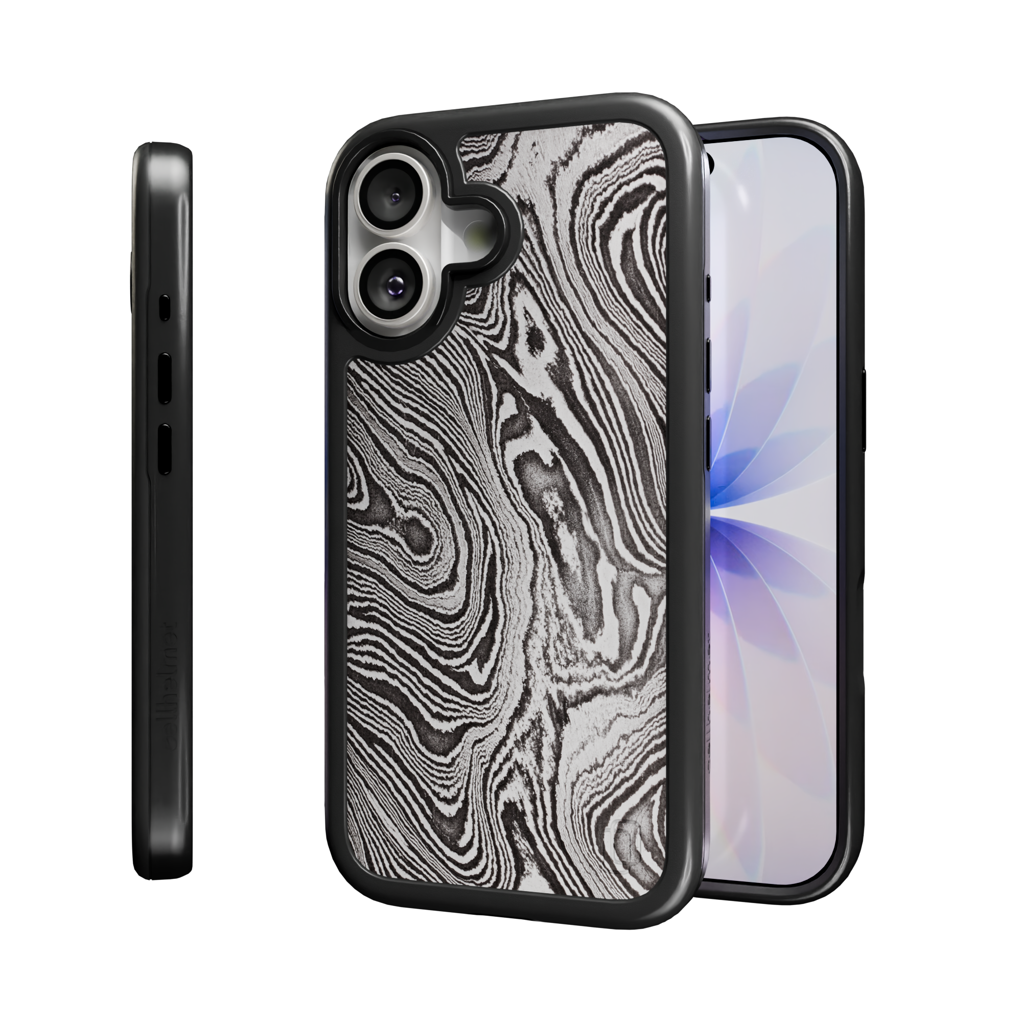 Patriot Collection - Damascus Steel for iPhone 17 Series Damascus Steel / iPhone 17 / Black