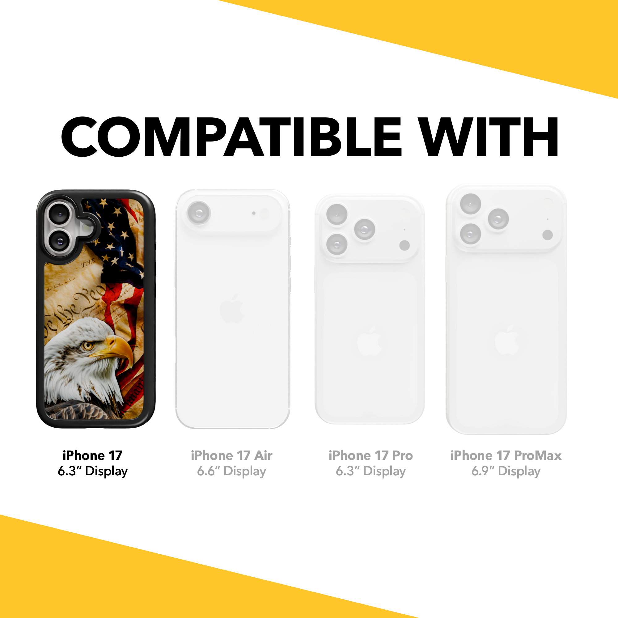 Patriot Collection - Freedom Eagle for iPhone 17 Series Freedom Eagle / iPhone 17 / Black