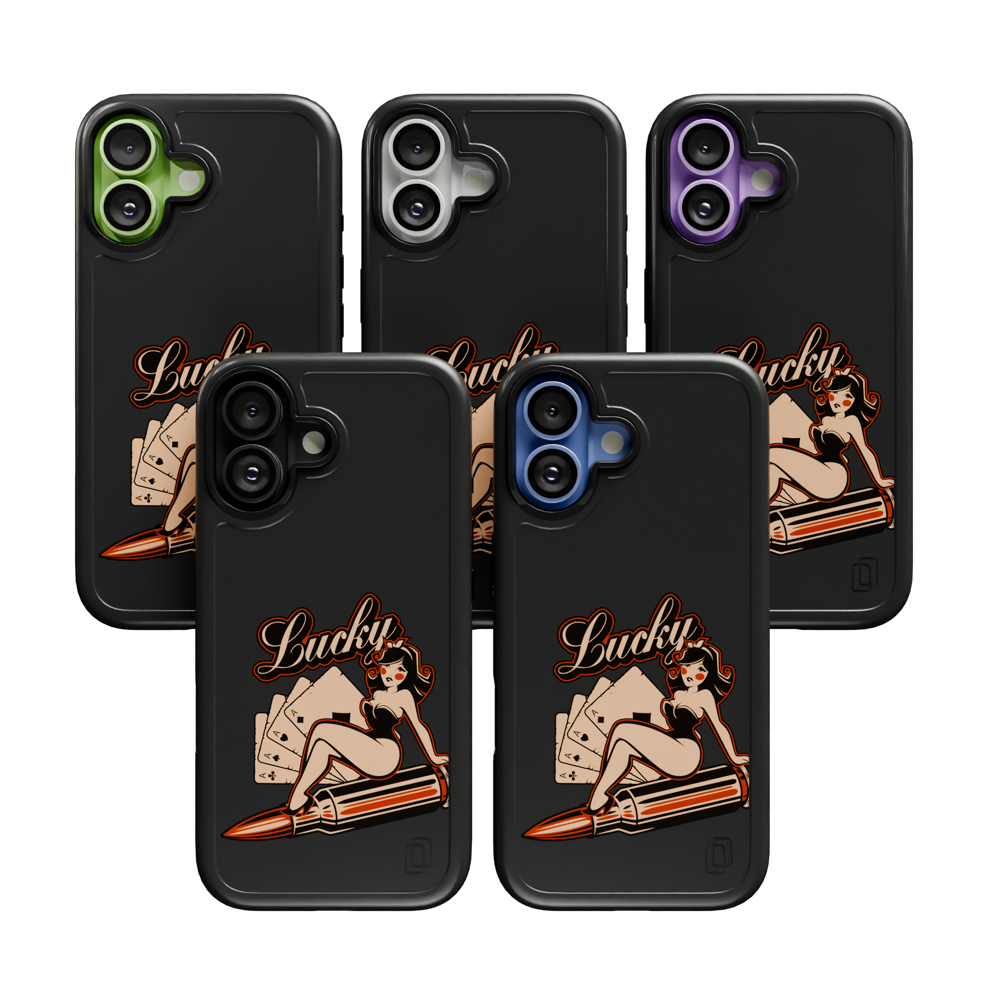 Patriot Collection - Lady Luck for iPhone 17 Series Lady Luck / iPhone 17 / Black