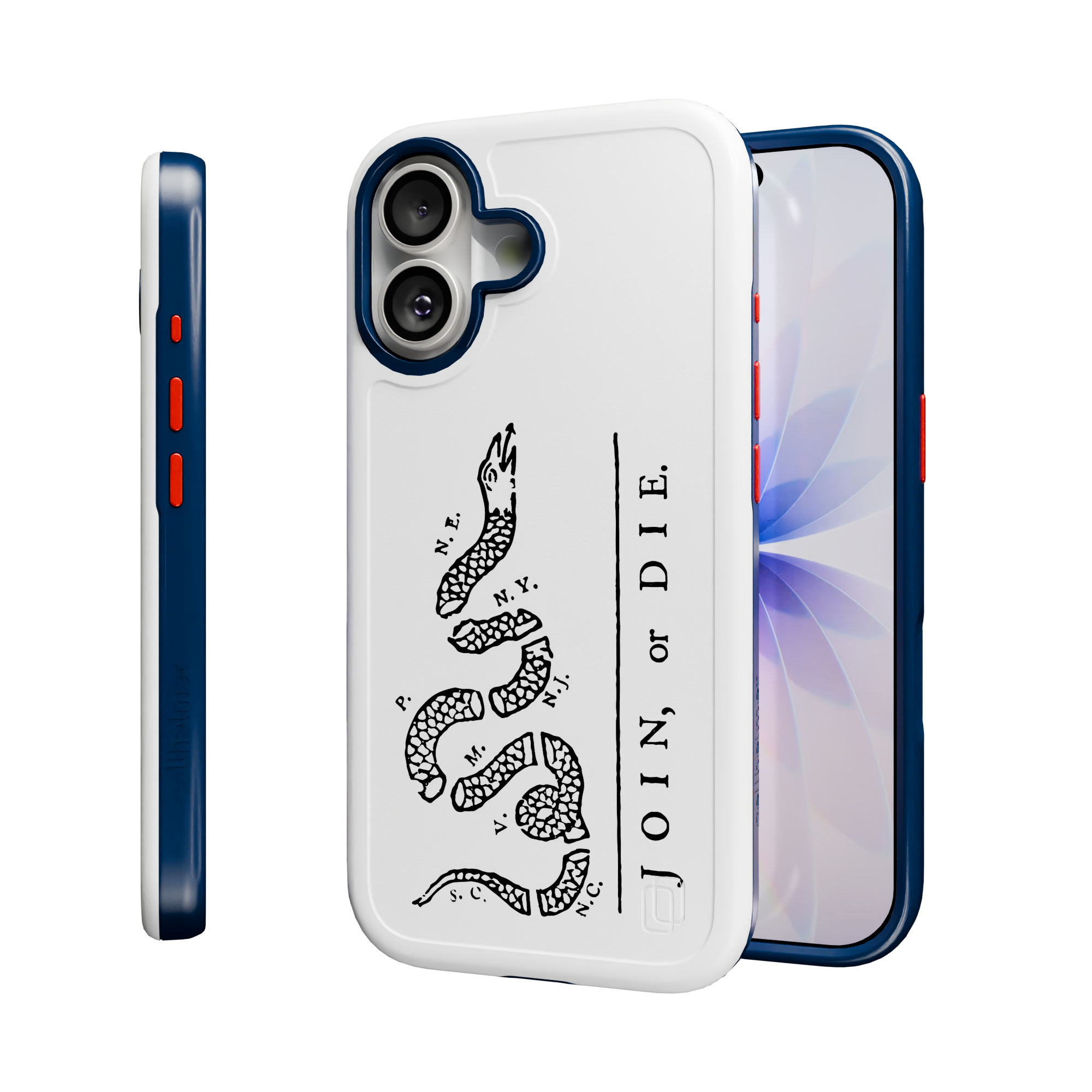 Patriot Collection - Broken Serpent for iPhone 17 Series Broken Serpent / iPhone 17 / White