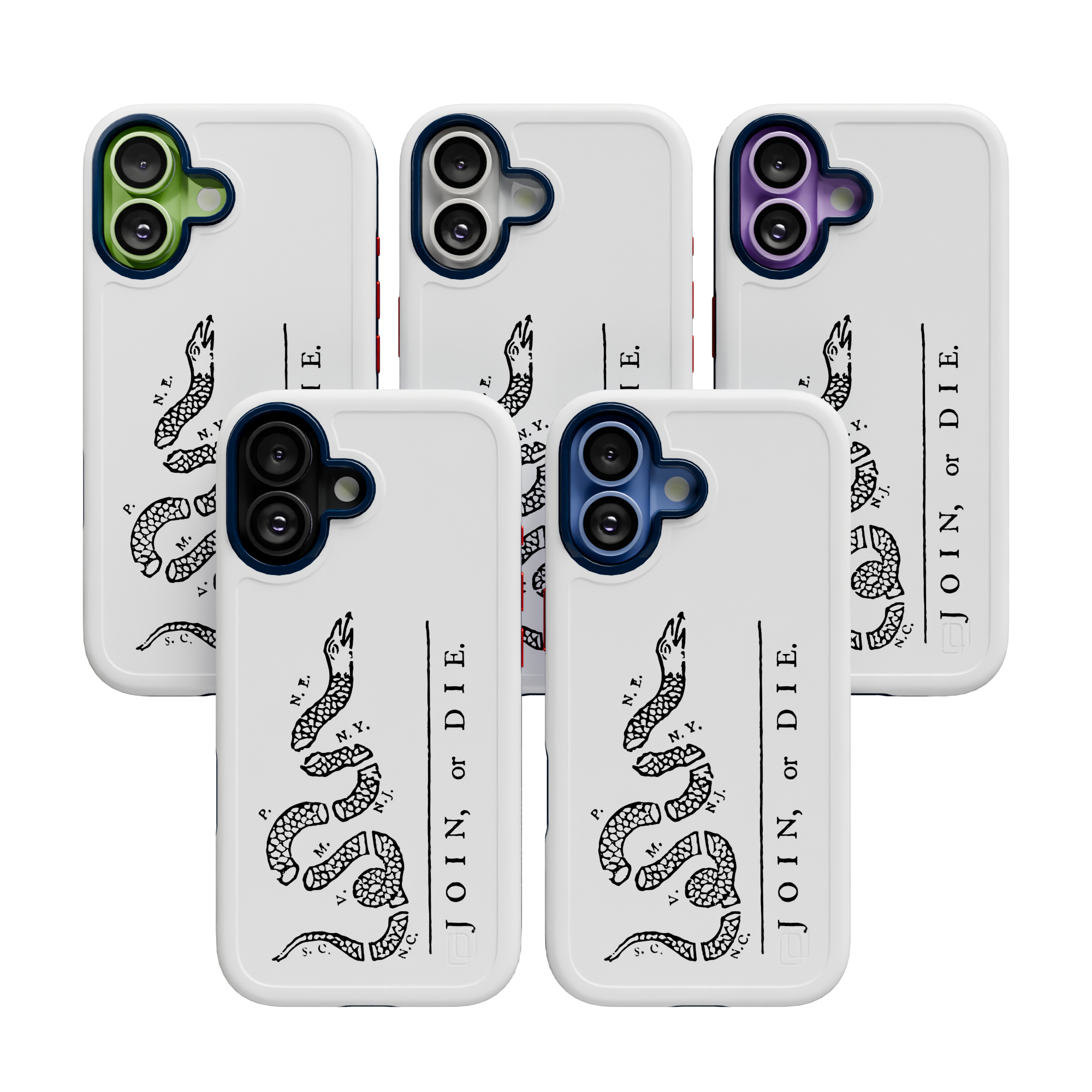 Patriot Collection - Broken Serpent for iPhone 17 Series Broken Serpent / iPhone 17 / White