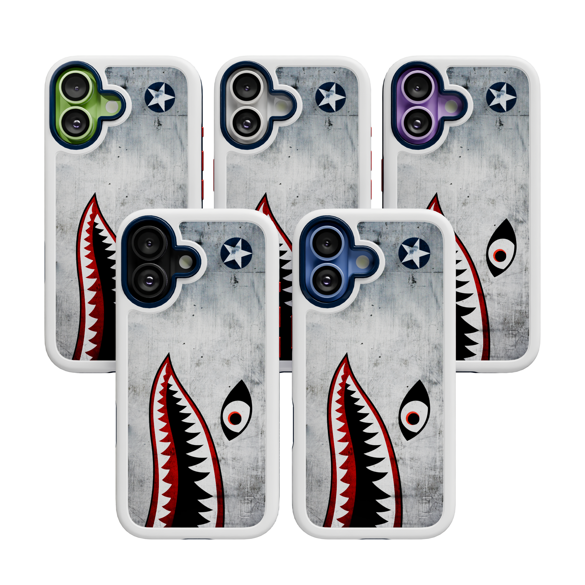 Patriot Collection - Flying Shark for iPhone 17 Series Flying Shark / iPhone 17 / White