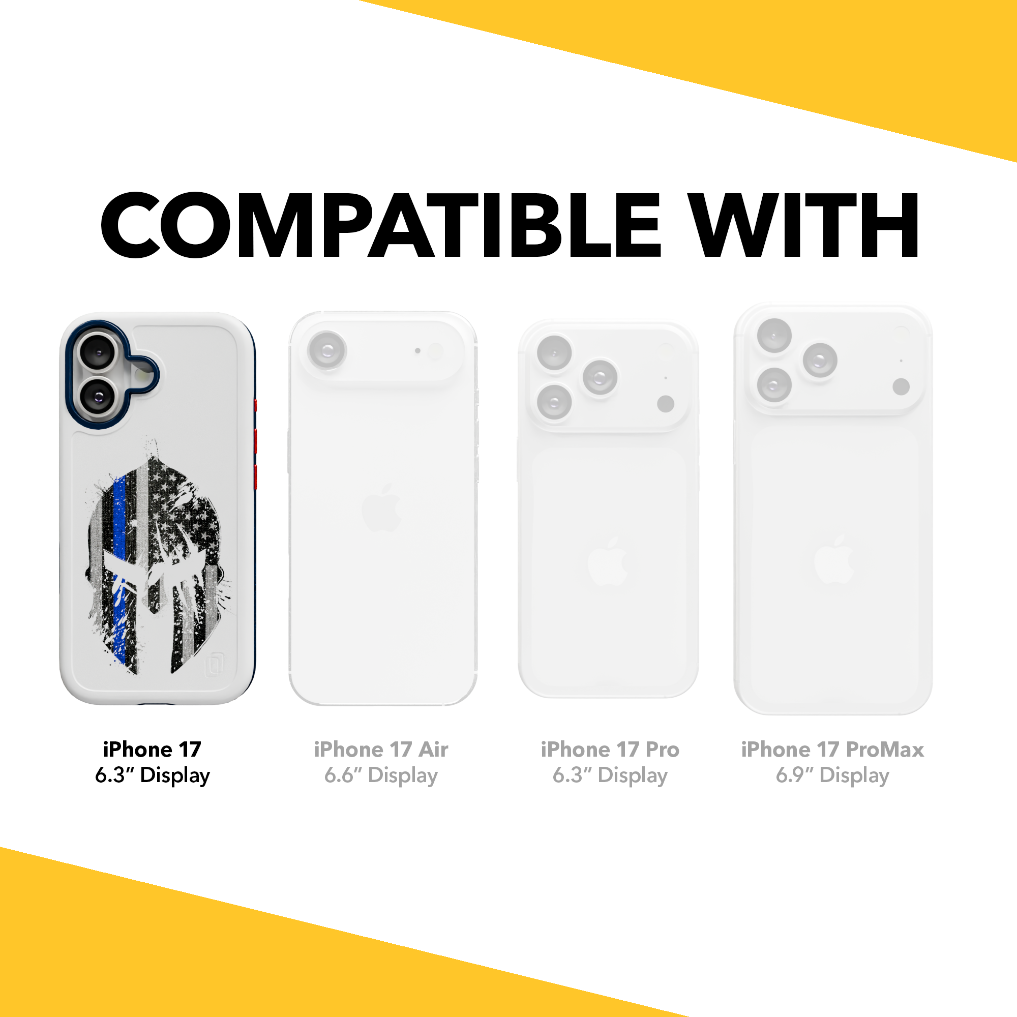 Patriot Collection - Spartan Blue for iPhone 17 Series Spartan Blue / iPhone 17 / White