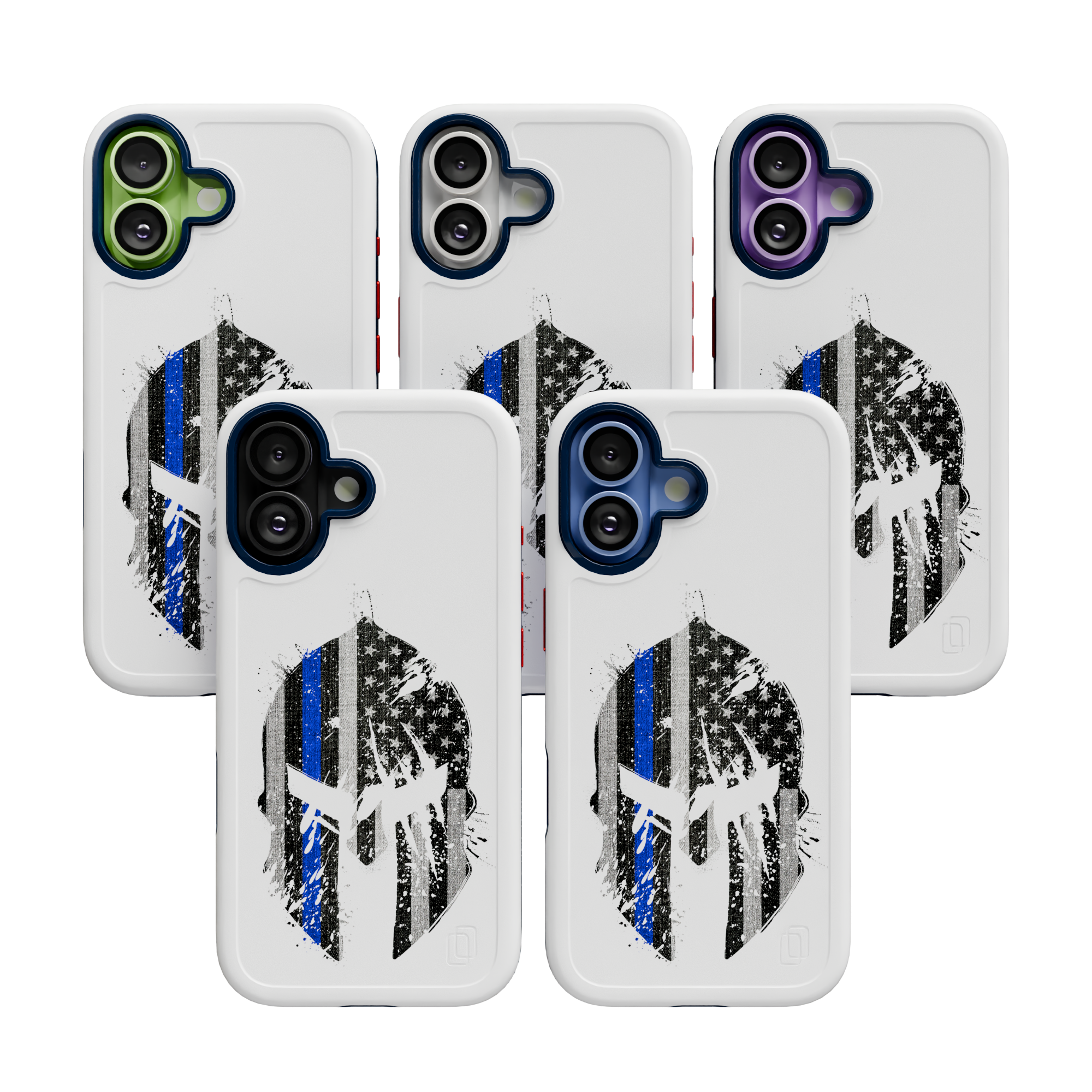 Patriot Collection - Spartan Blue for iPhone 17 Series Spartan Blue / iPhone 17 / White