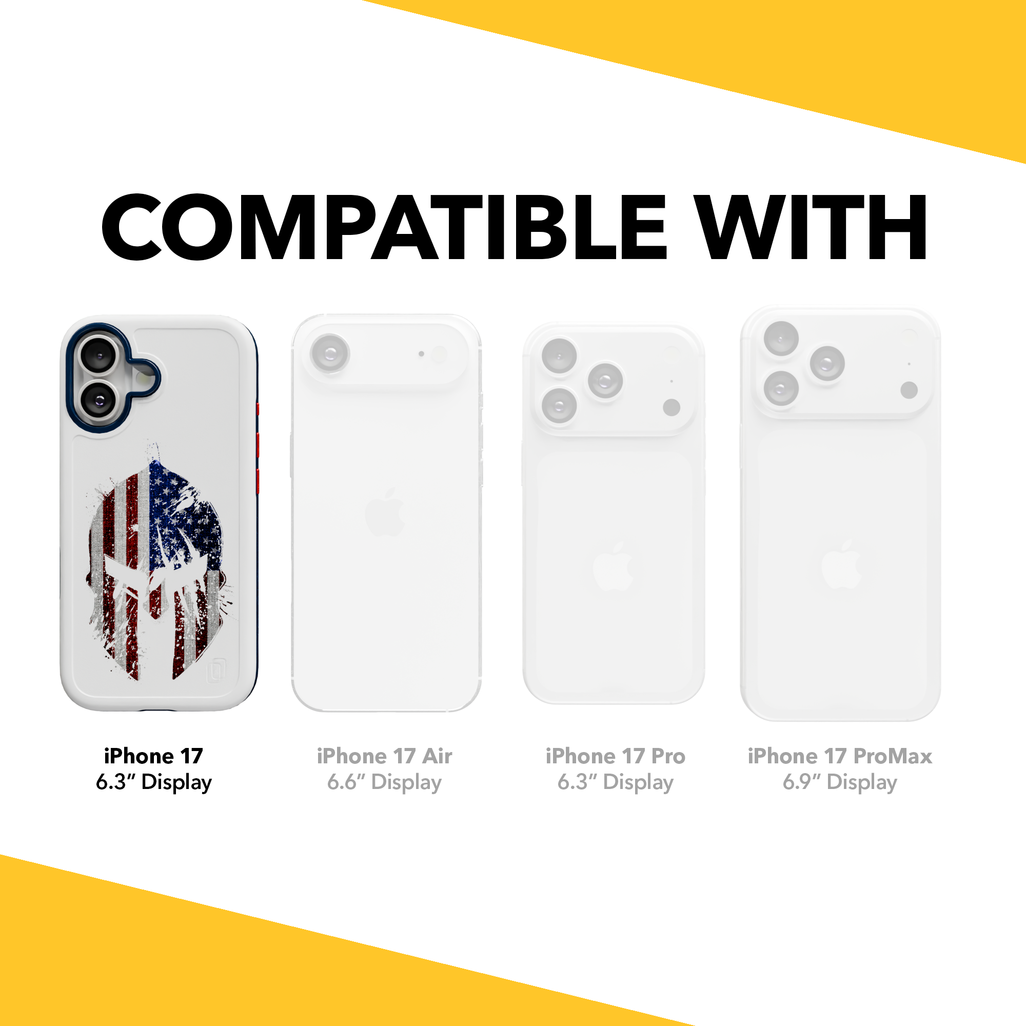 Patriot Collection - Spartan Patriot for iPhone 17 Series Spartan Patriot / iPhone 17 / White
