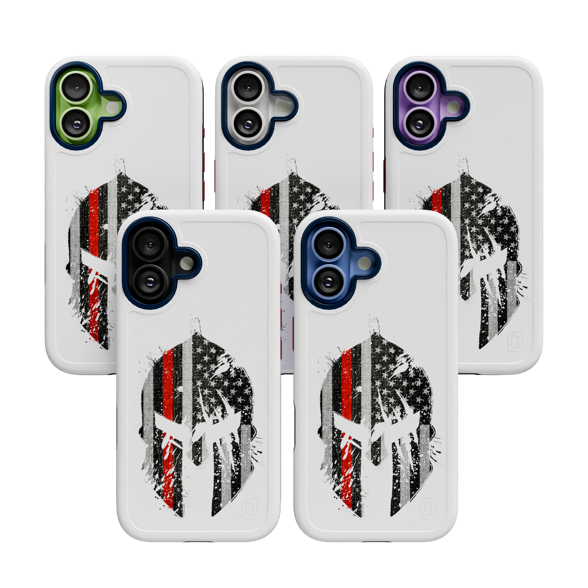 Patriot Collection - Spartan Red for iPhone 17 Series Spartan Red / iPhone 17 / White