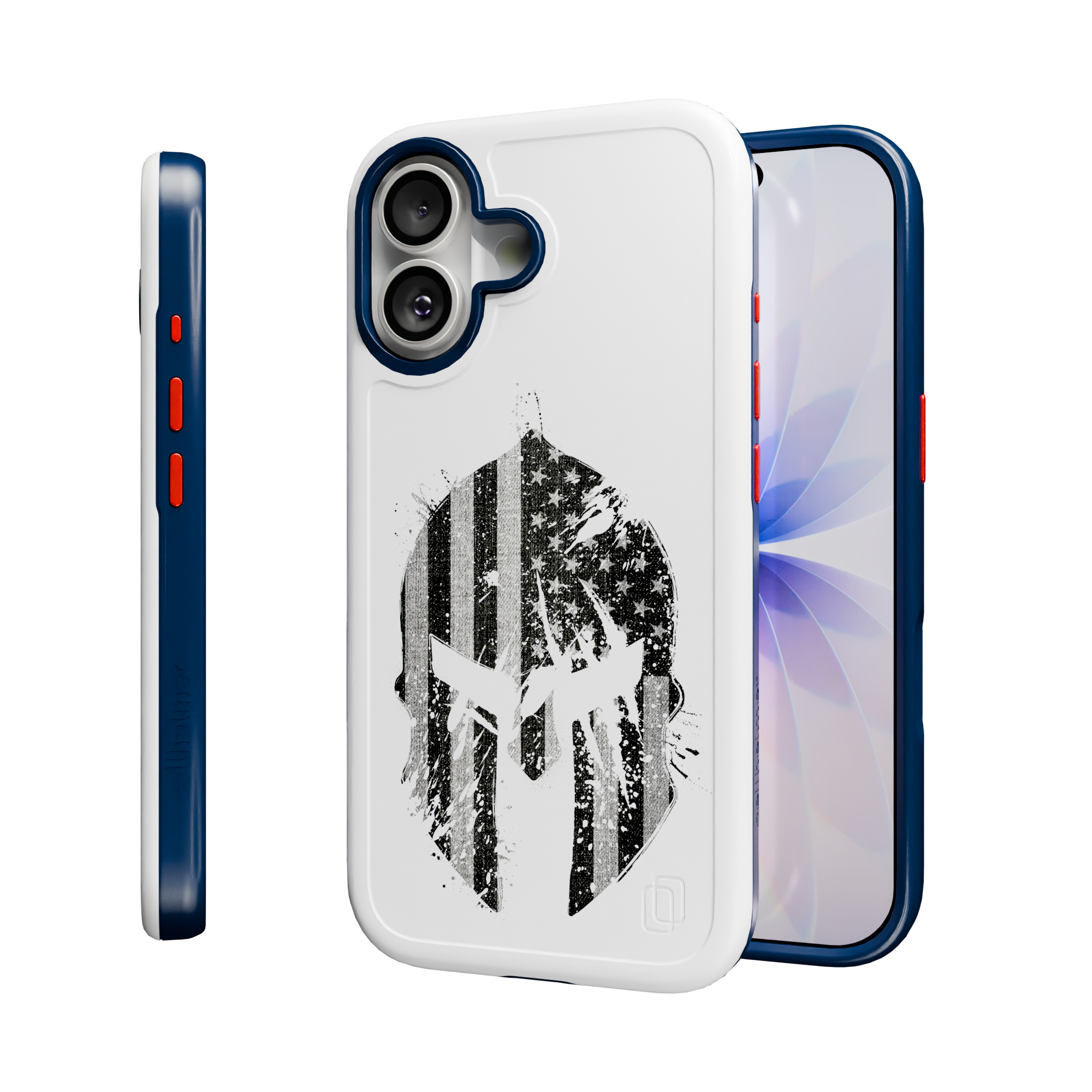 Patriot Collection - Spartan Warrior for iPhone 17 Series Spartan Warror / iPhone 17 / White