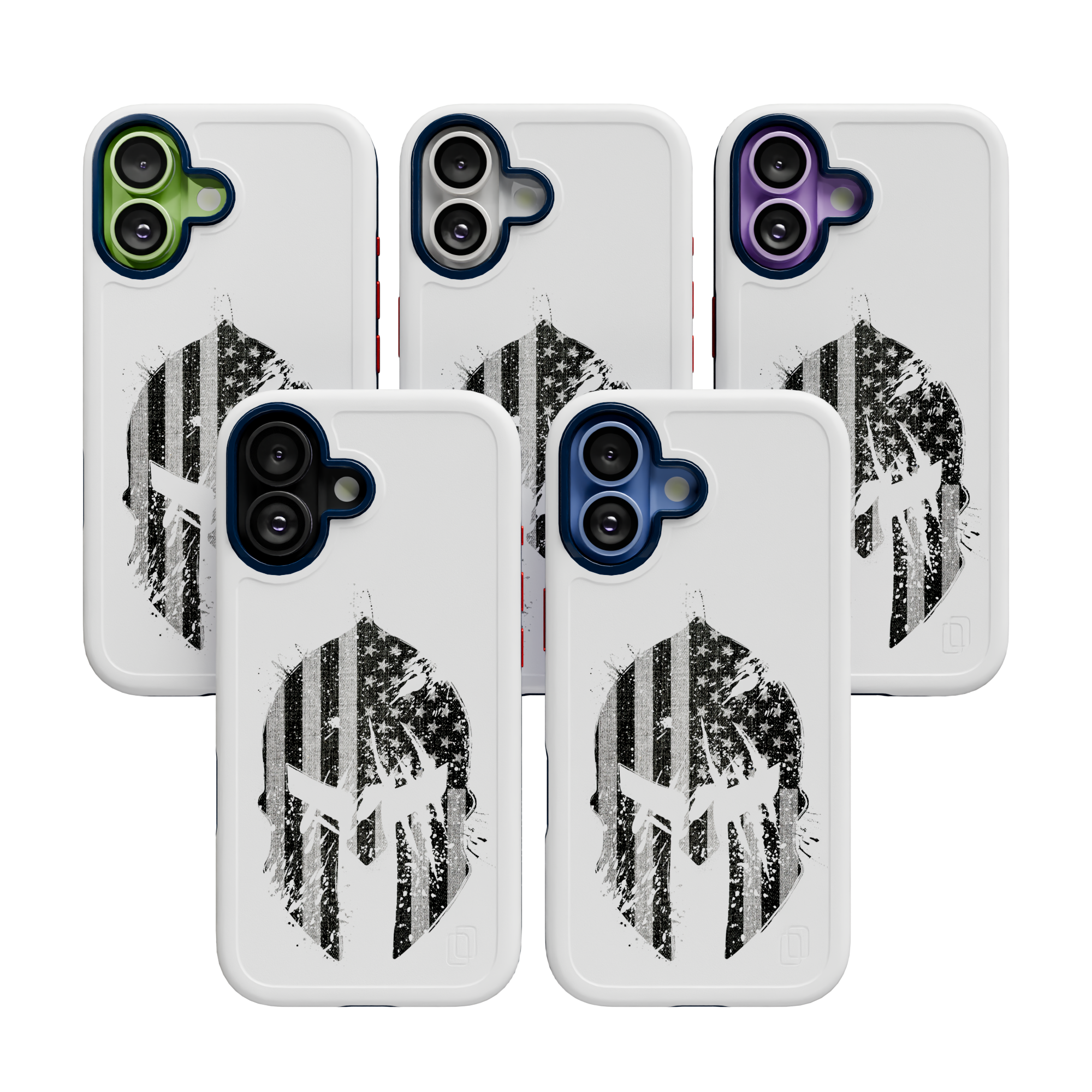 Patriot Collection - Spartan Warrior for iPhone 17 Series Spartan Warror / iPhone 17 / White