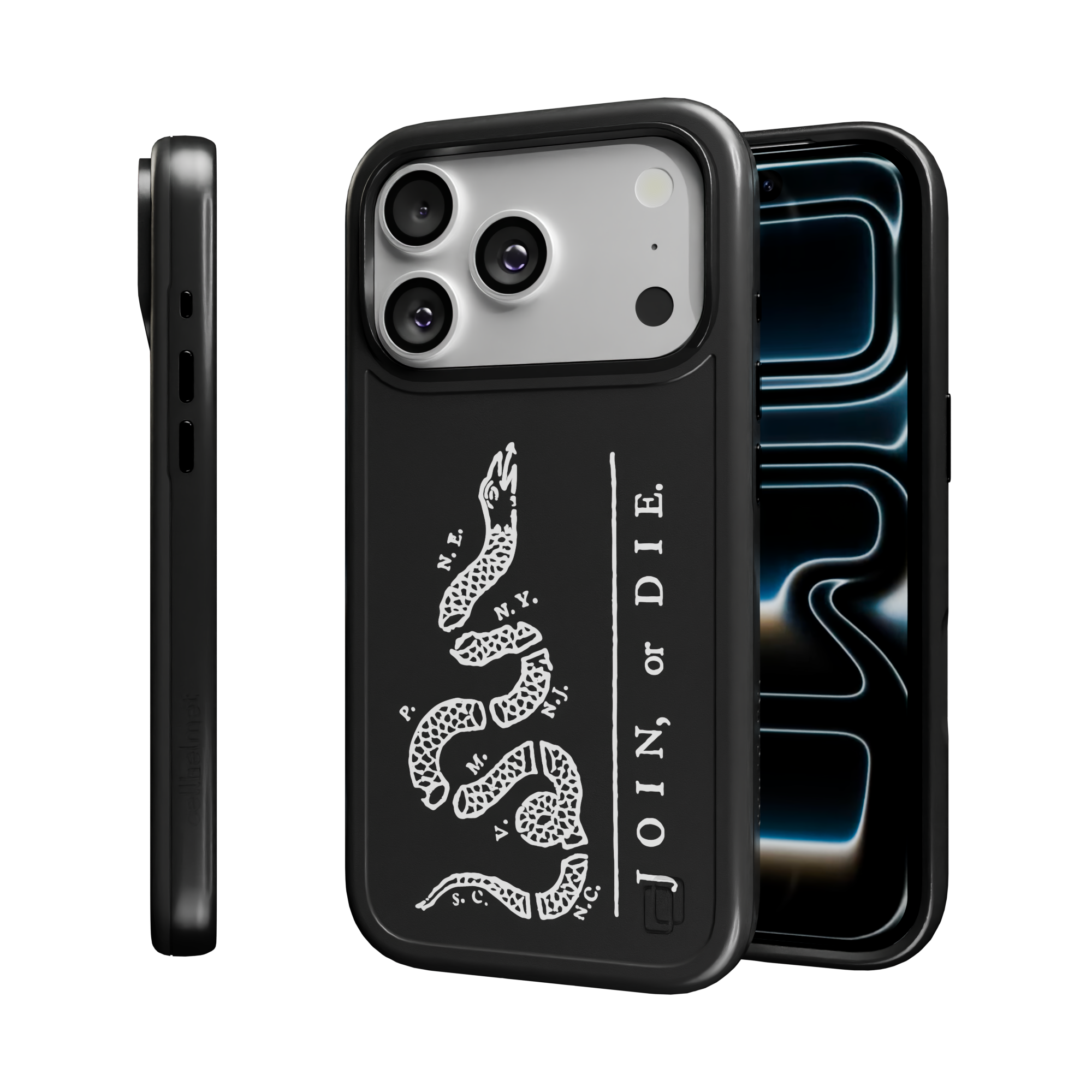 Patriot Collection - Broken Serpent for iPhone 17 Series Broken Serpent / iPhone 17 Pro / Black