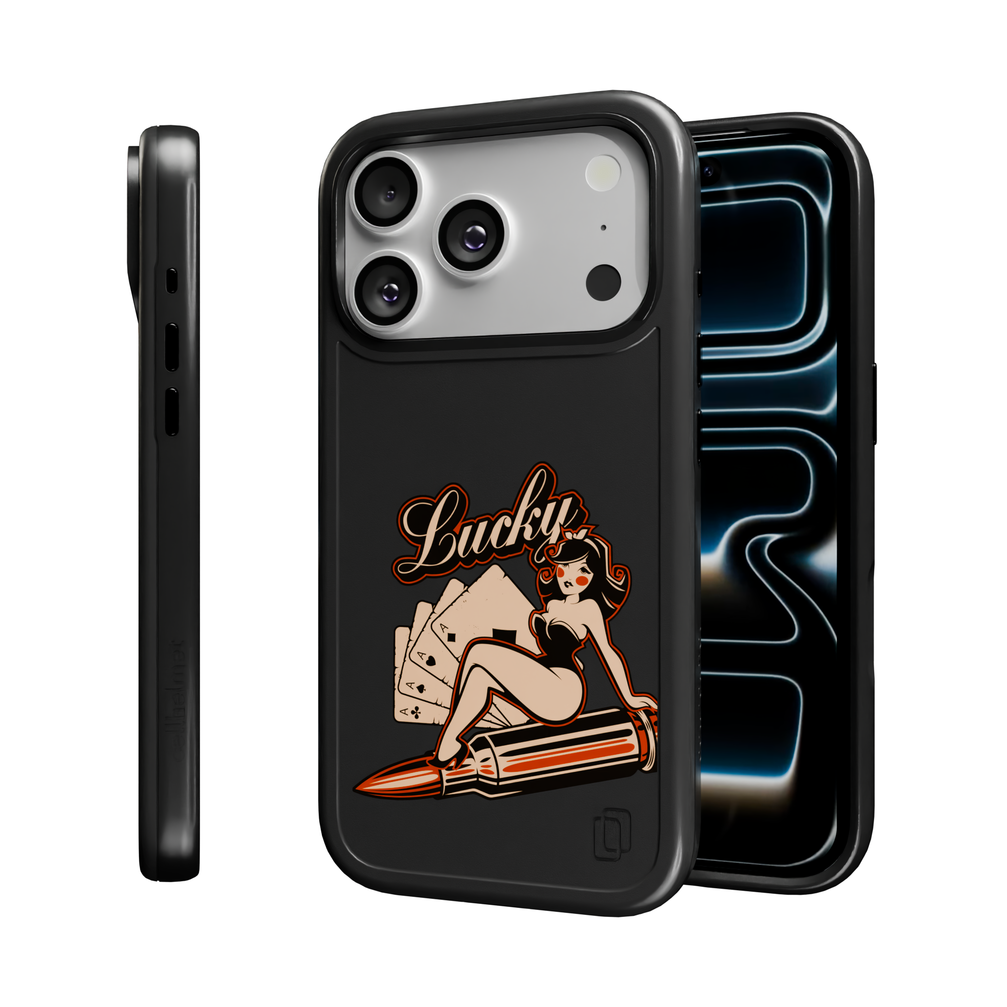 Patriot Collection - Lady Luck for iPhone 17 Series Lady Luck / iPhone 17 Pro / Black