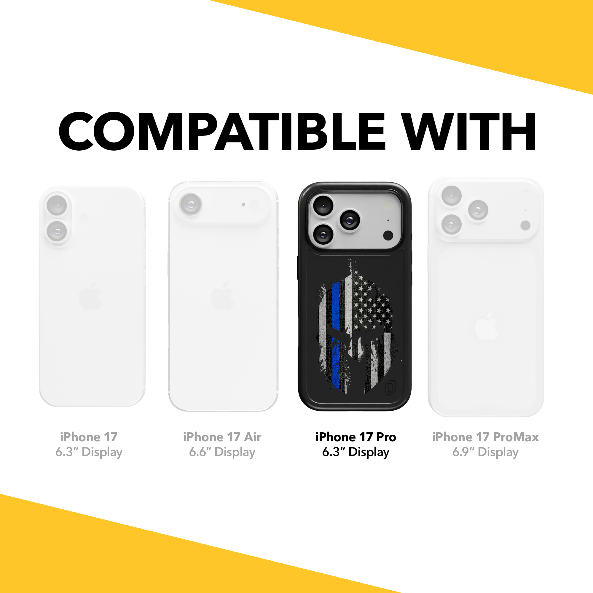 Patriot Collection - Spartan Blue for iPhone 17 Series Spartan Blue / iPhone 17 Pro / Black