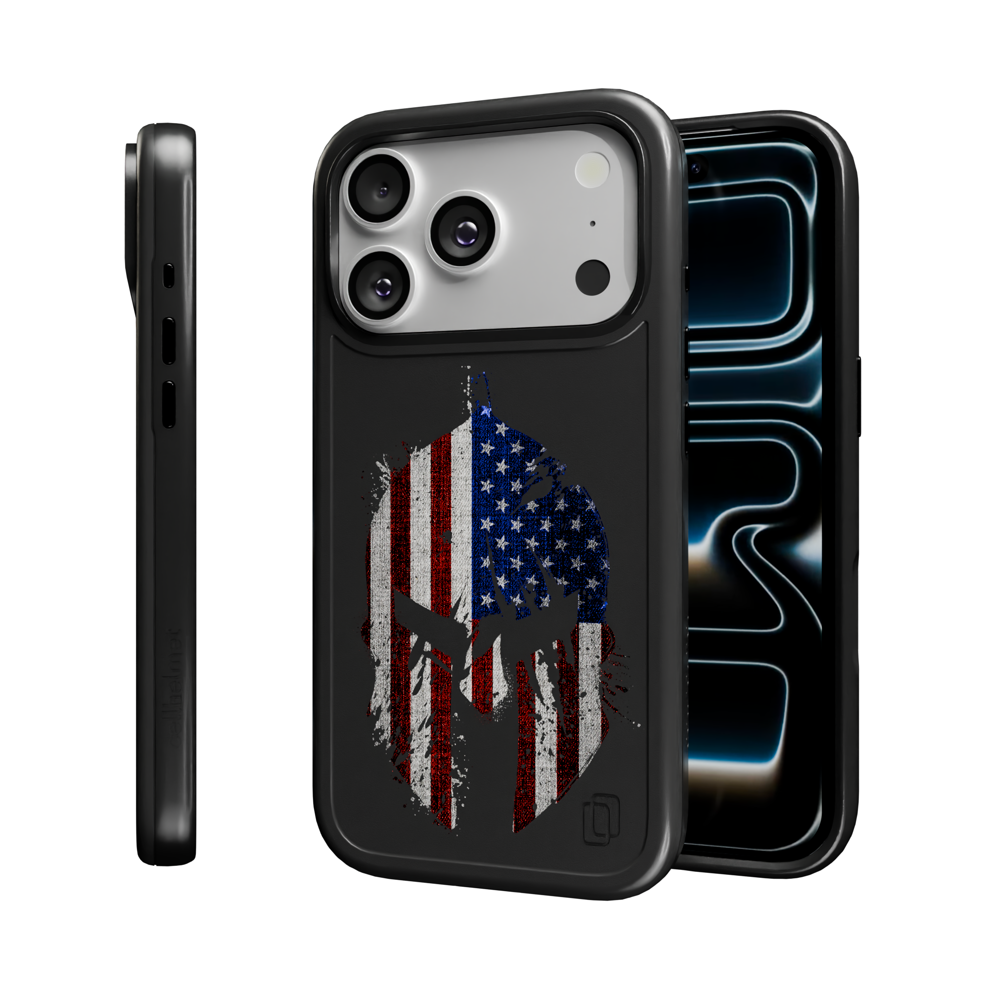 Patriot Collection - Spartan Patriot for iPhone 17 Series Spartan Patriot / iPhone 17 Pro / Black