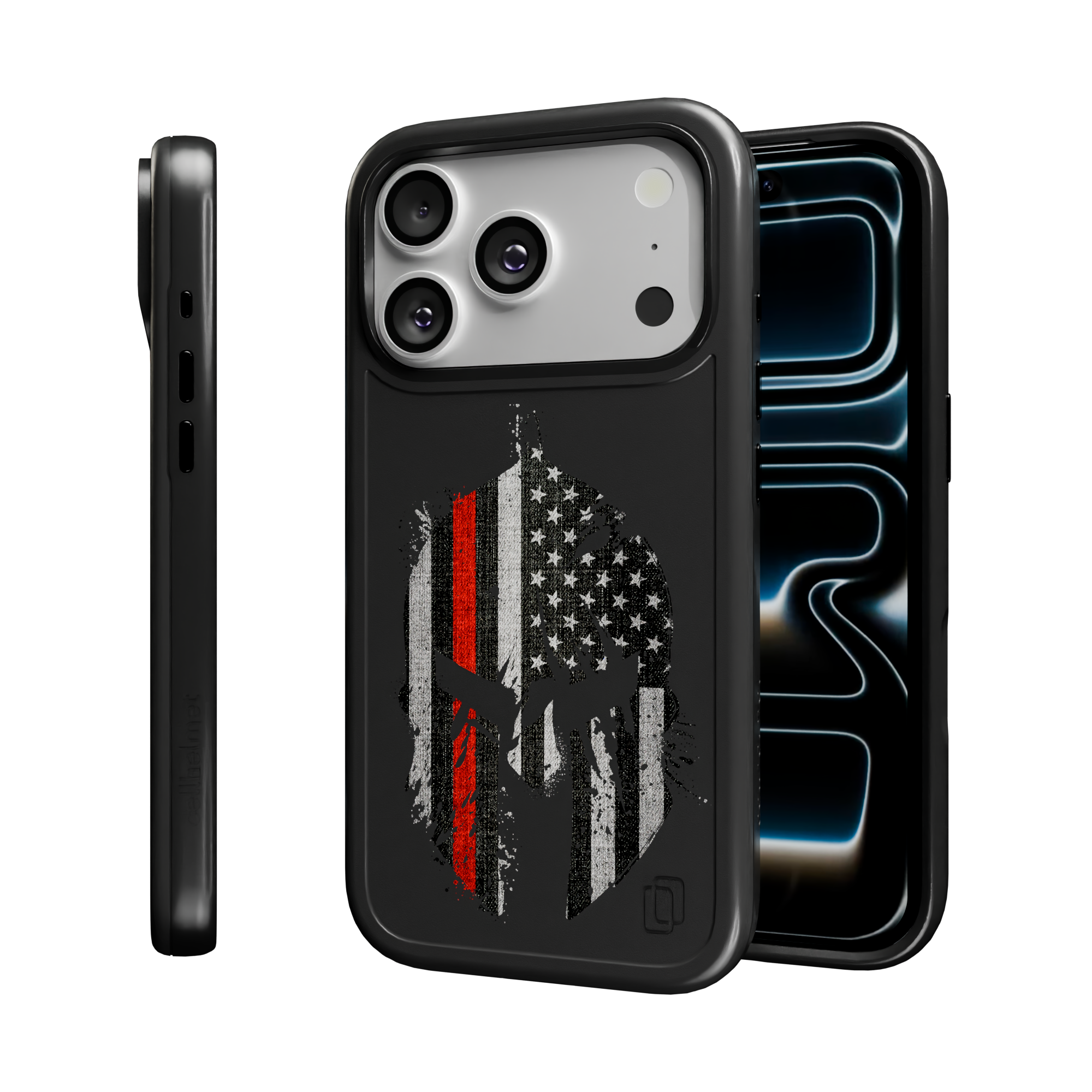 Patriot Collection - Spartan Red for iPhone 17 Series Spartan Red / iPhone 17 Pro / Black