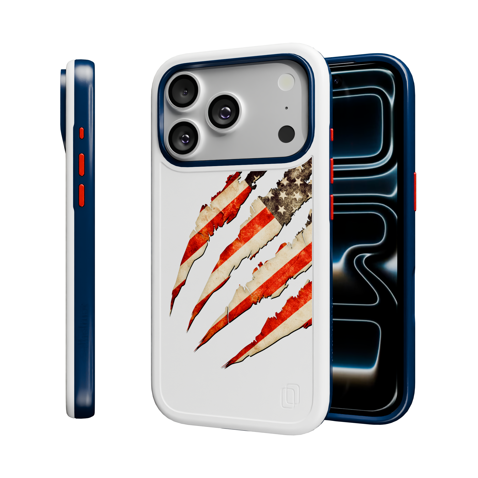 Patriot Collection - Claws of Freedom for iPhone 17 Series Claws of Freedom / iPhone 17 Pro / White