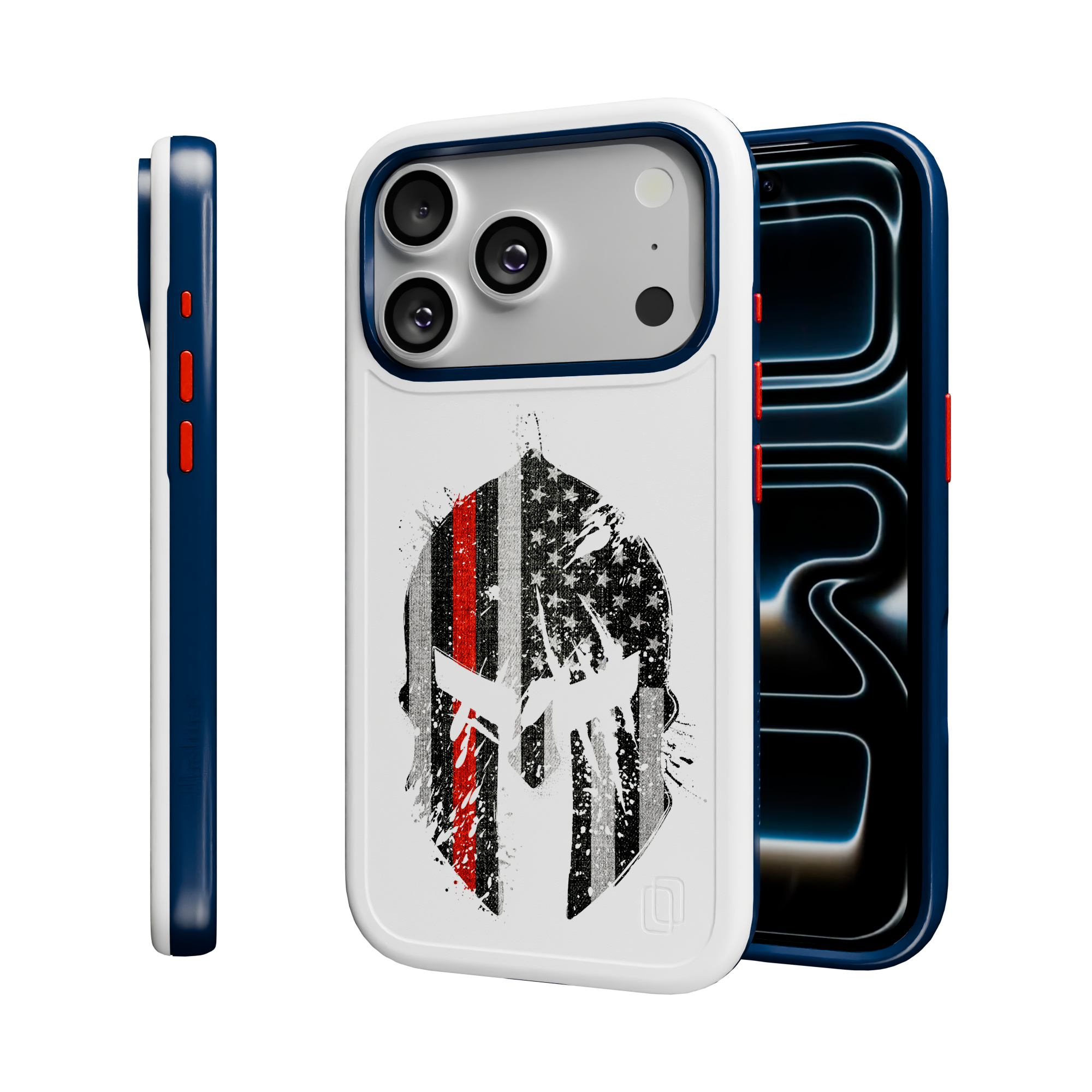 Patriot Collection - Spartan Red for iPhone 17 Series Spartan Red / iPhone 17 Pro / White