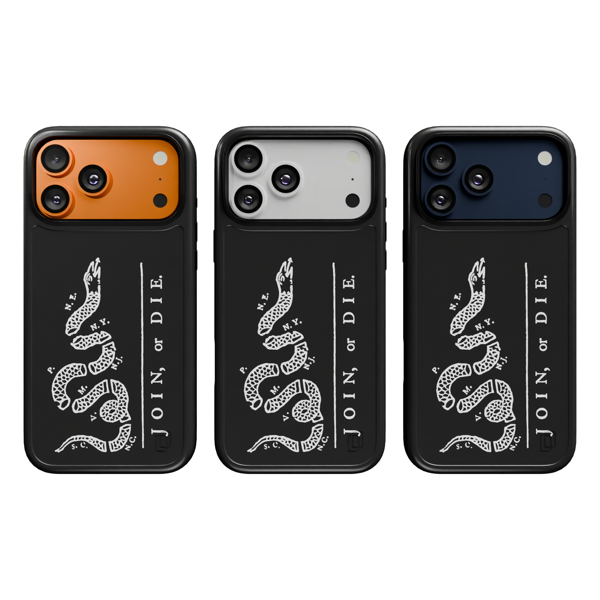 Patriot Collection - Broken Serpent for iPhone 17 Series Broken Serpent / iPhone 17 Pro Max / Black