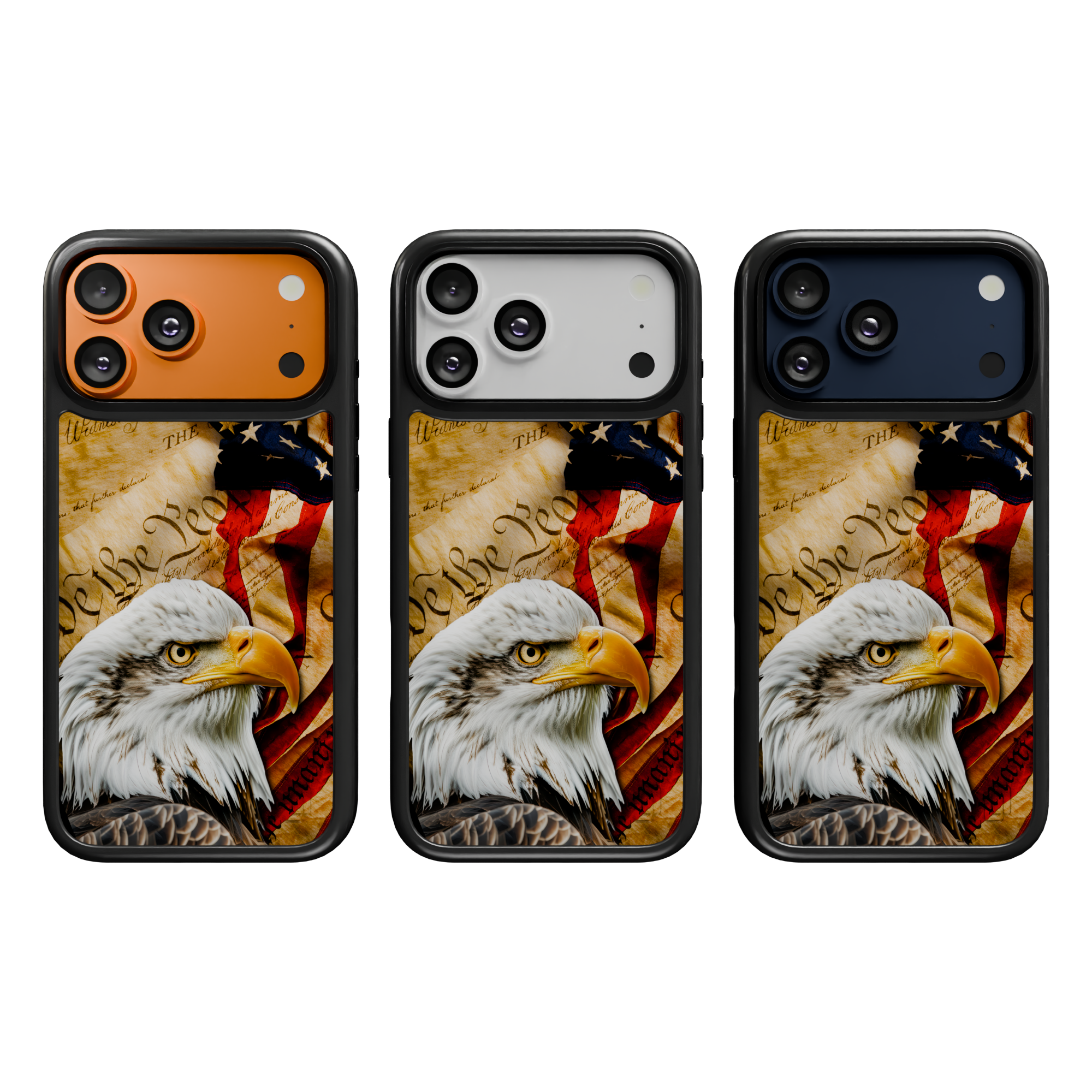Patriot Collection - Freedom Eagle for iPhone 17 Series Freedom Eagle / iPhone 17 Pro Max / Black