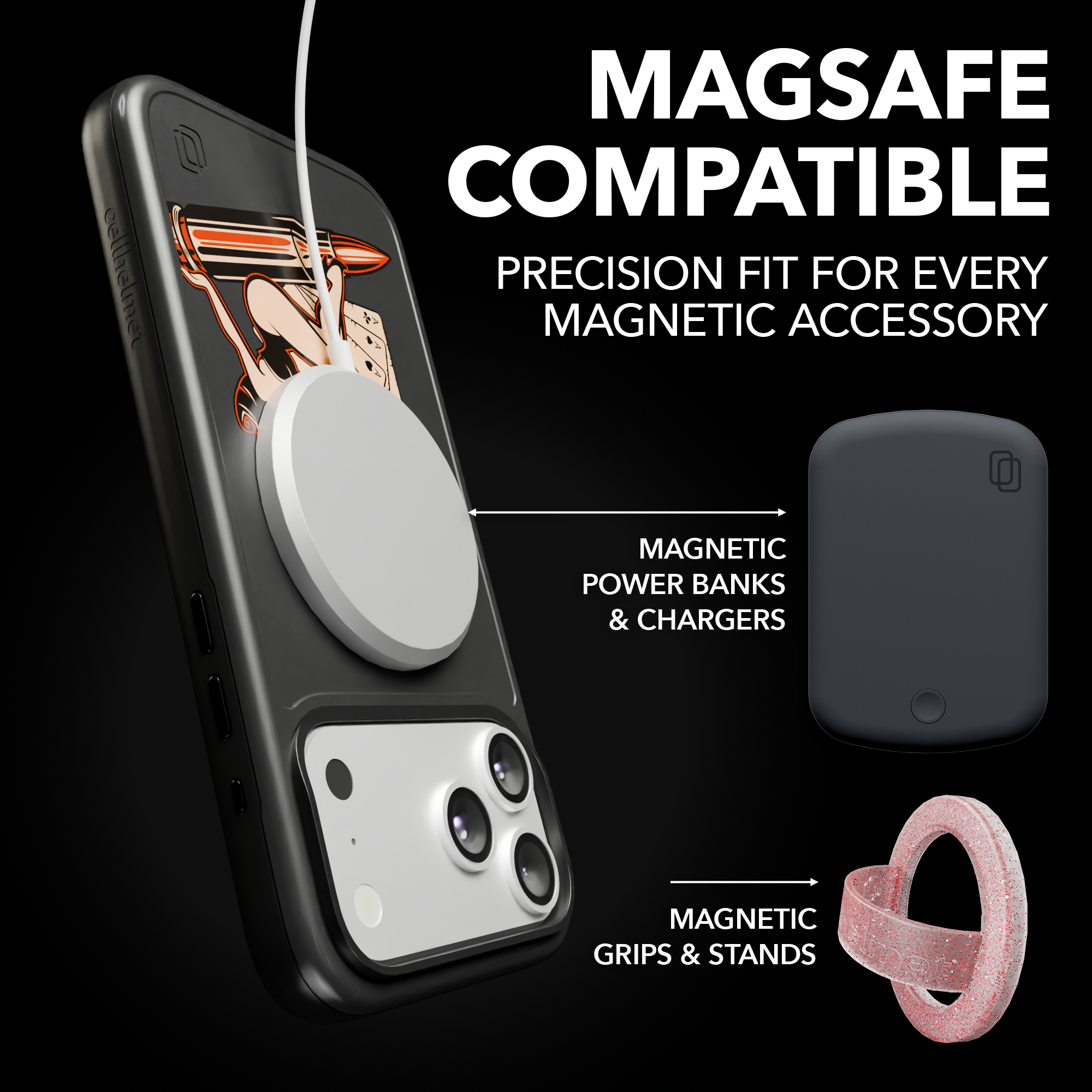 Patriot Collection - Lady Luck for iPhone 17 Series Lady Luck / iPhone 17 Pro Max / Black